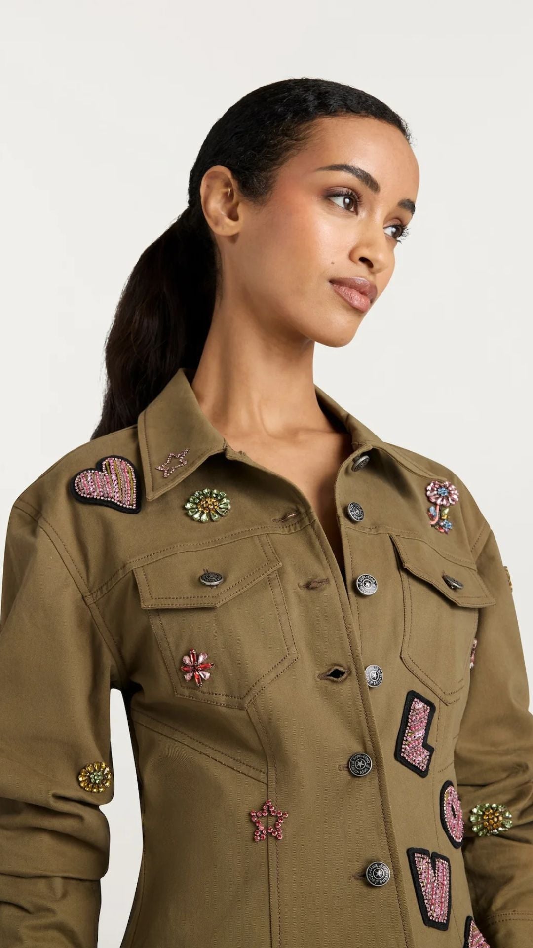 Ditsy Love Schrunched Love Jacket