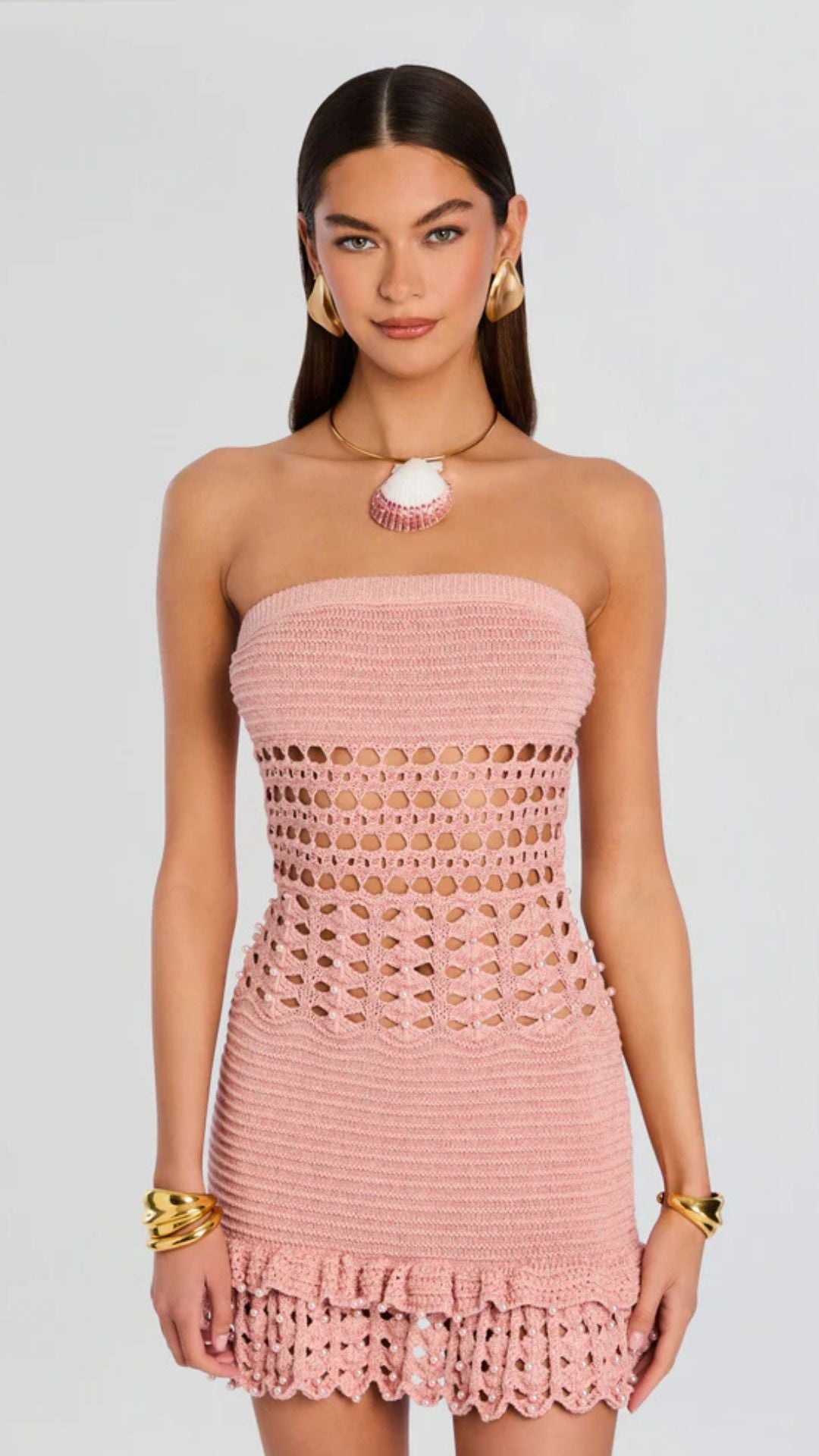 Vali Crochet Pearl Embellished - Retrofete