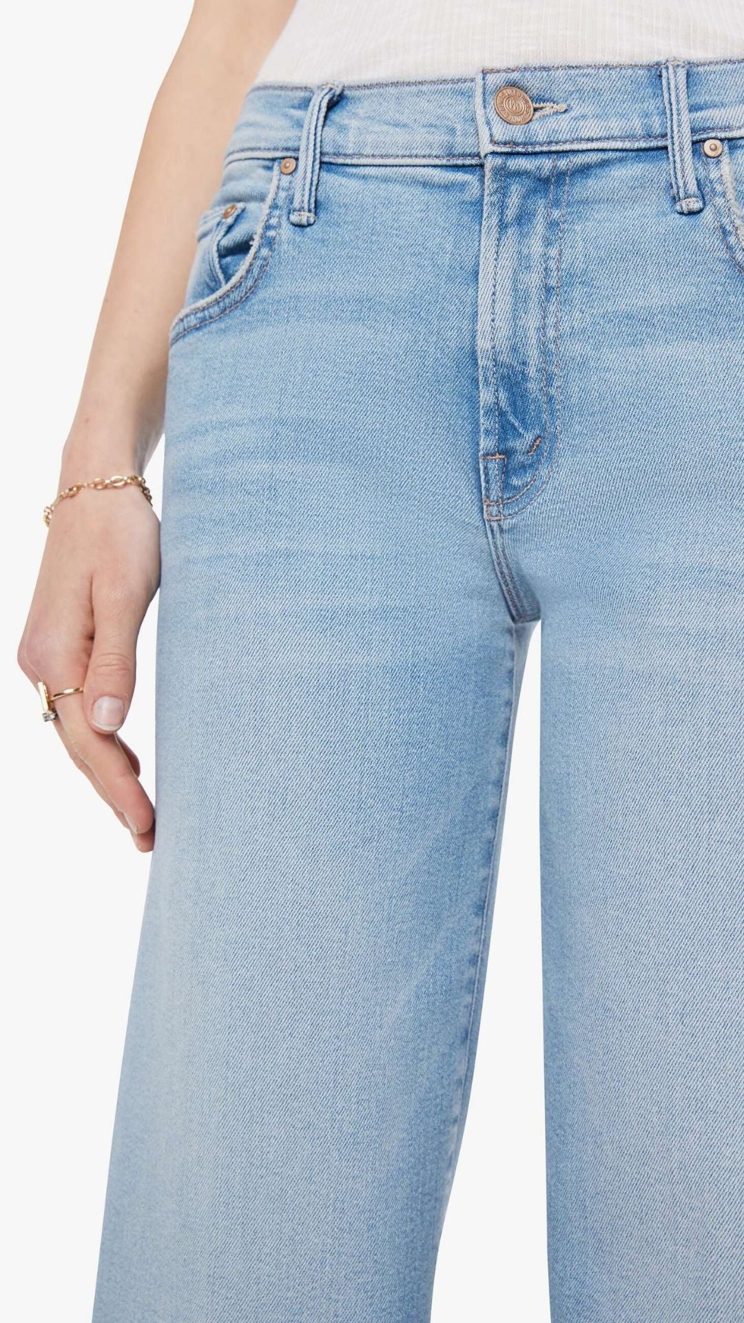 The Mid Rise Maven Sneak - Mother Denim