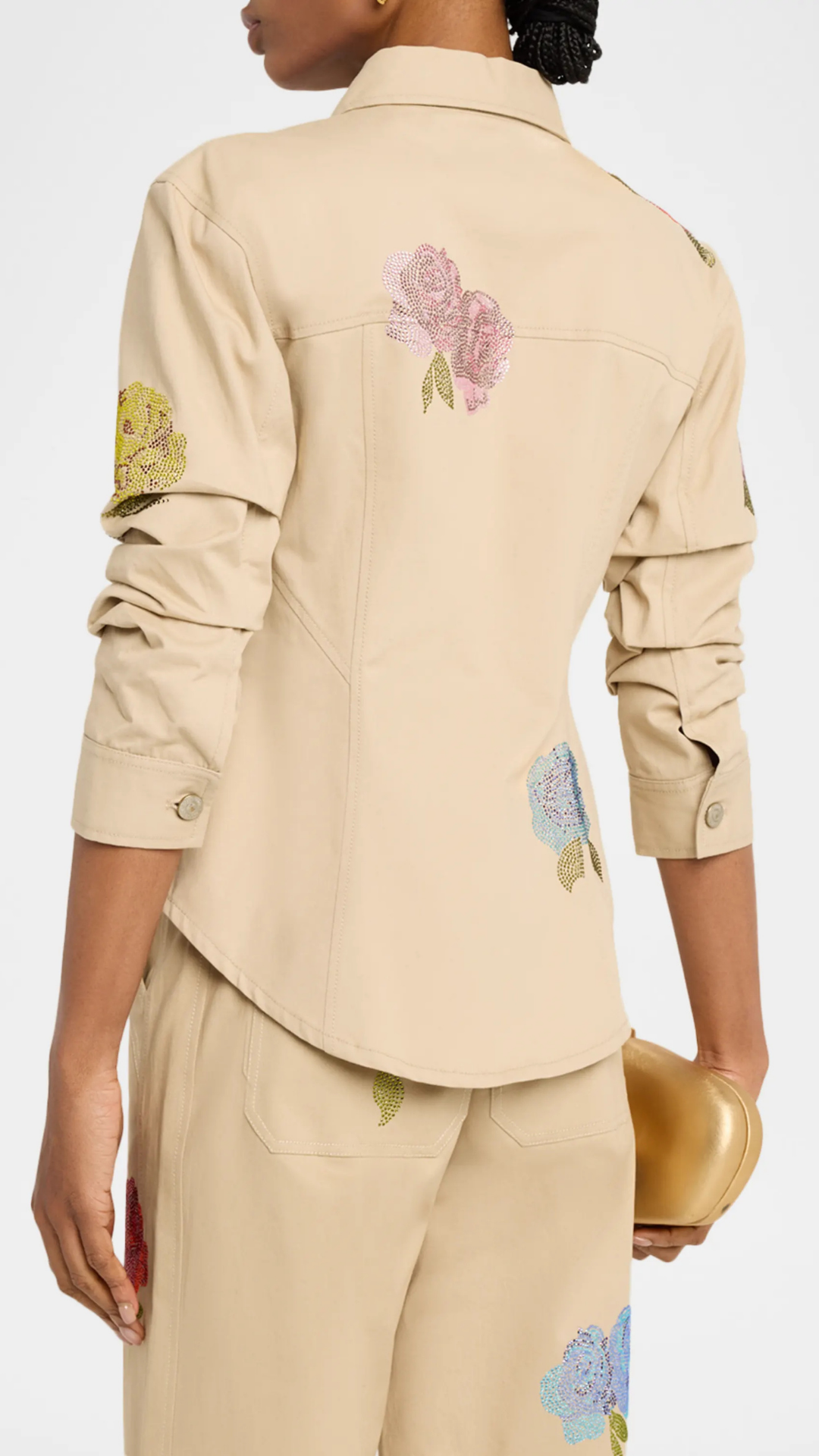 Heatset Roses Scrunched Canyon Jacket