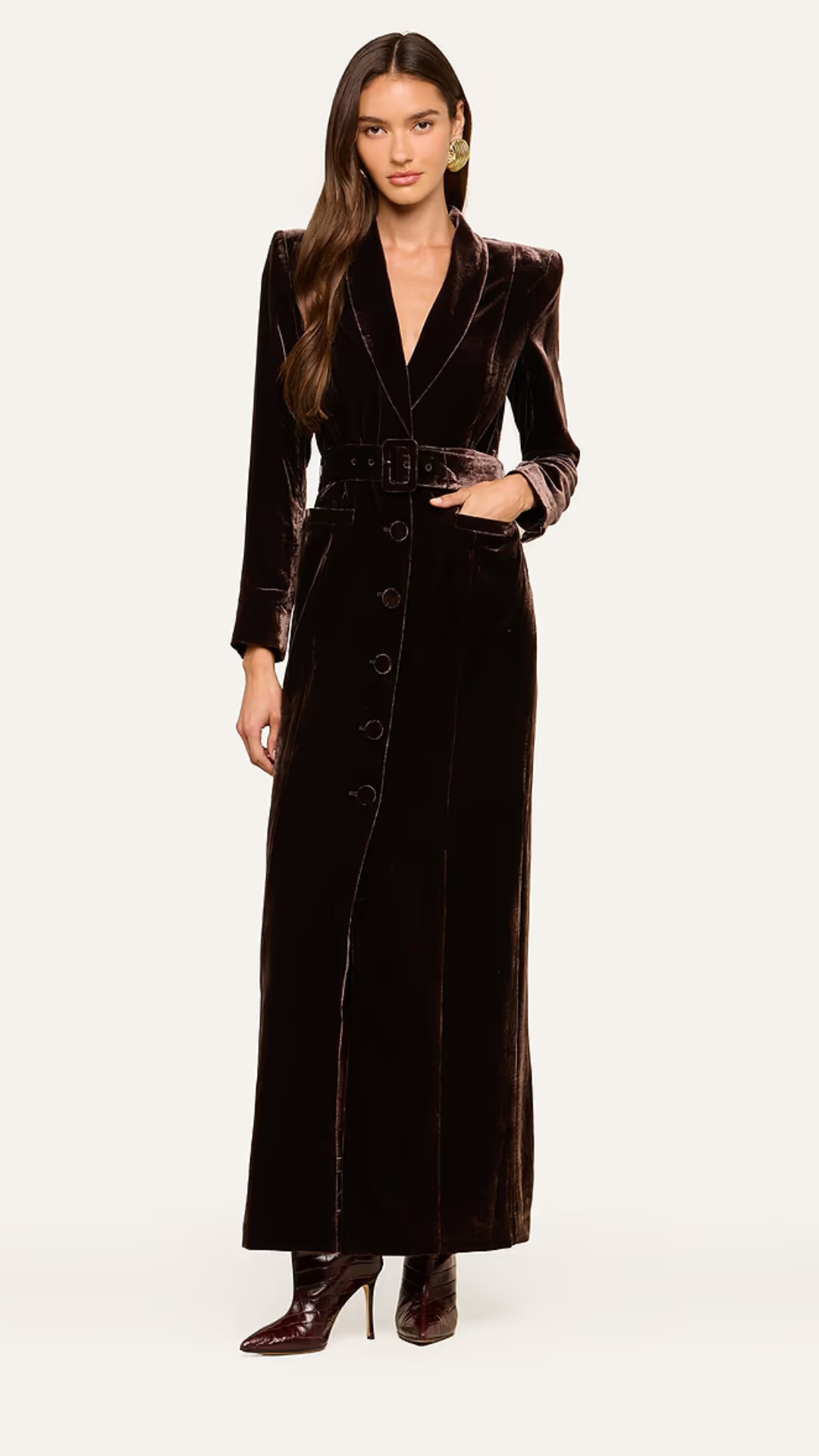 Raini Velvet Maxi Dress