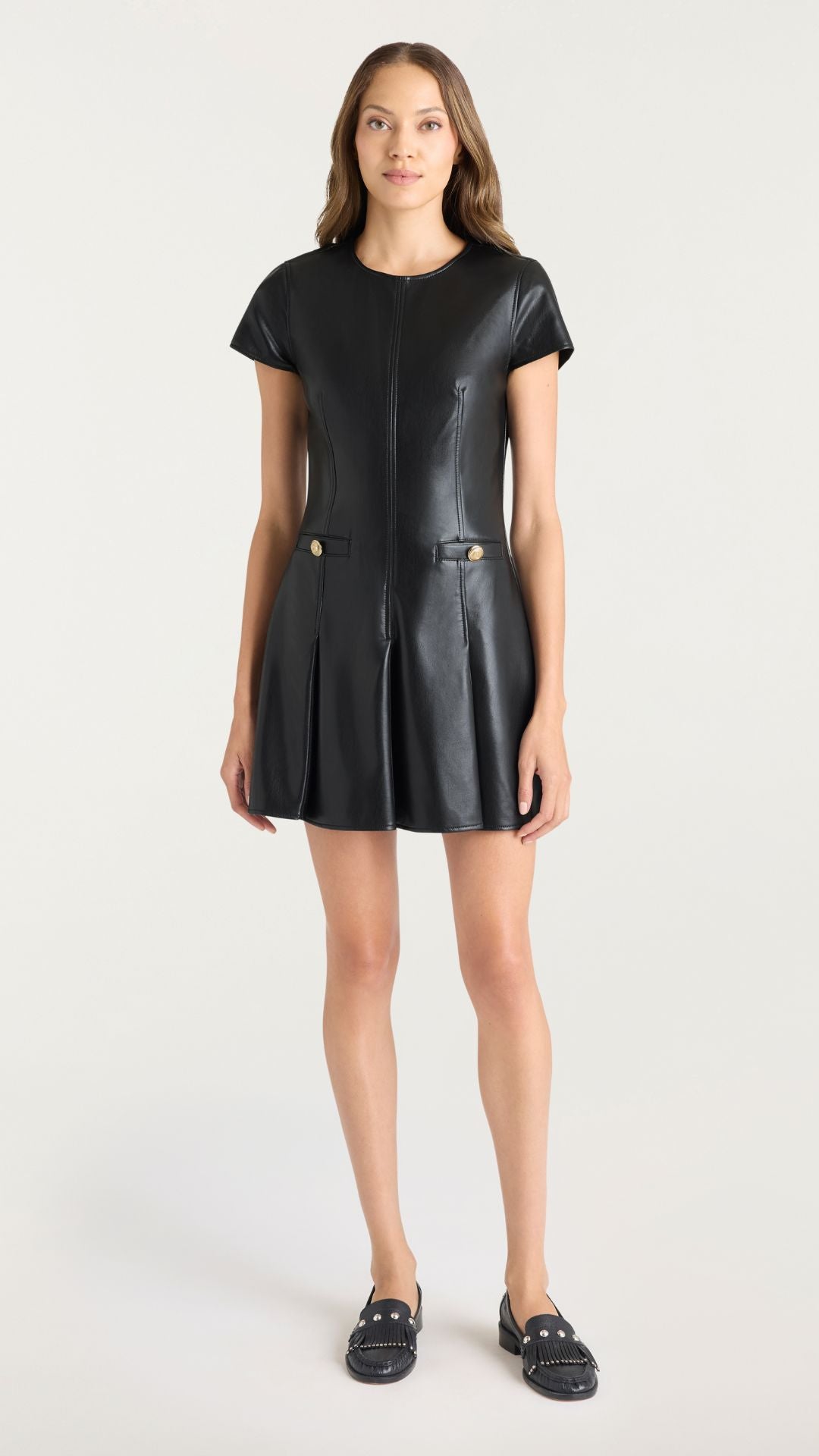 Vegan Leather Nova Dress