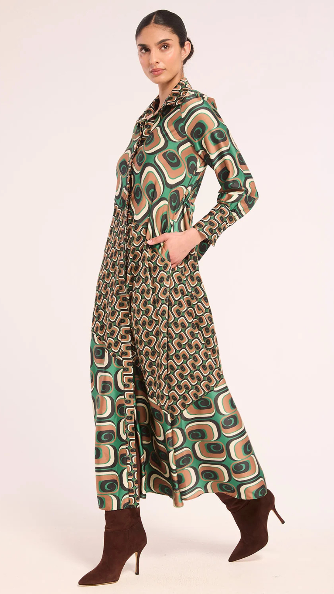 Stevie Dress Emerald