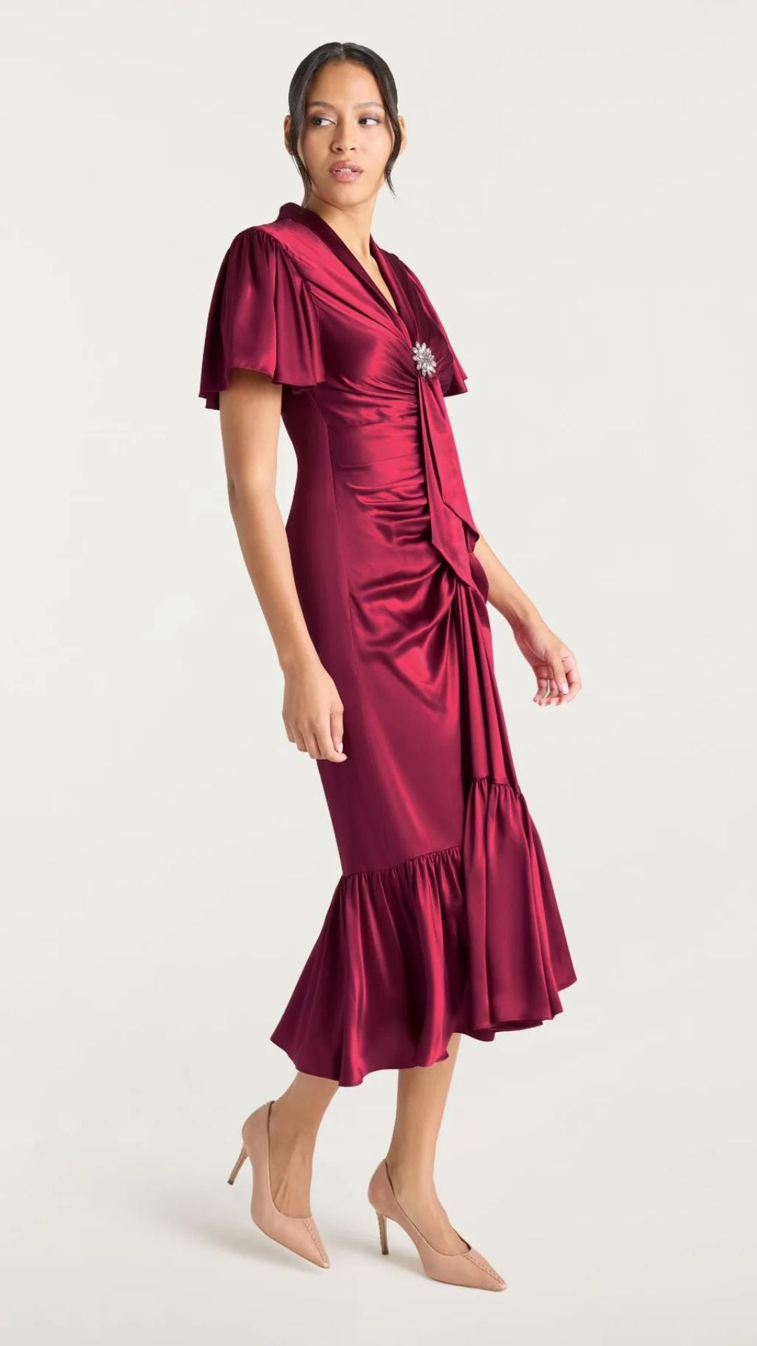 Brooch Peeta Dress