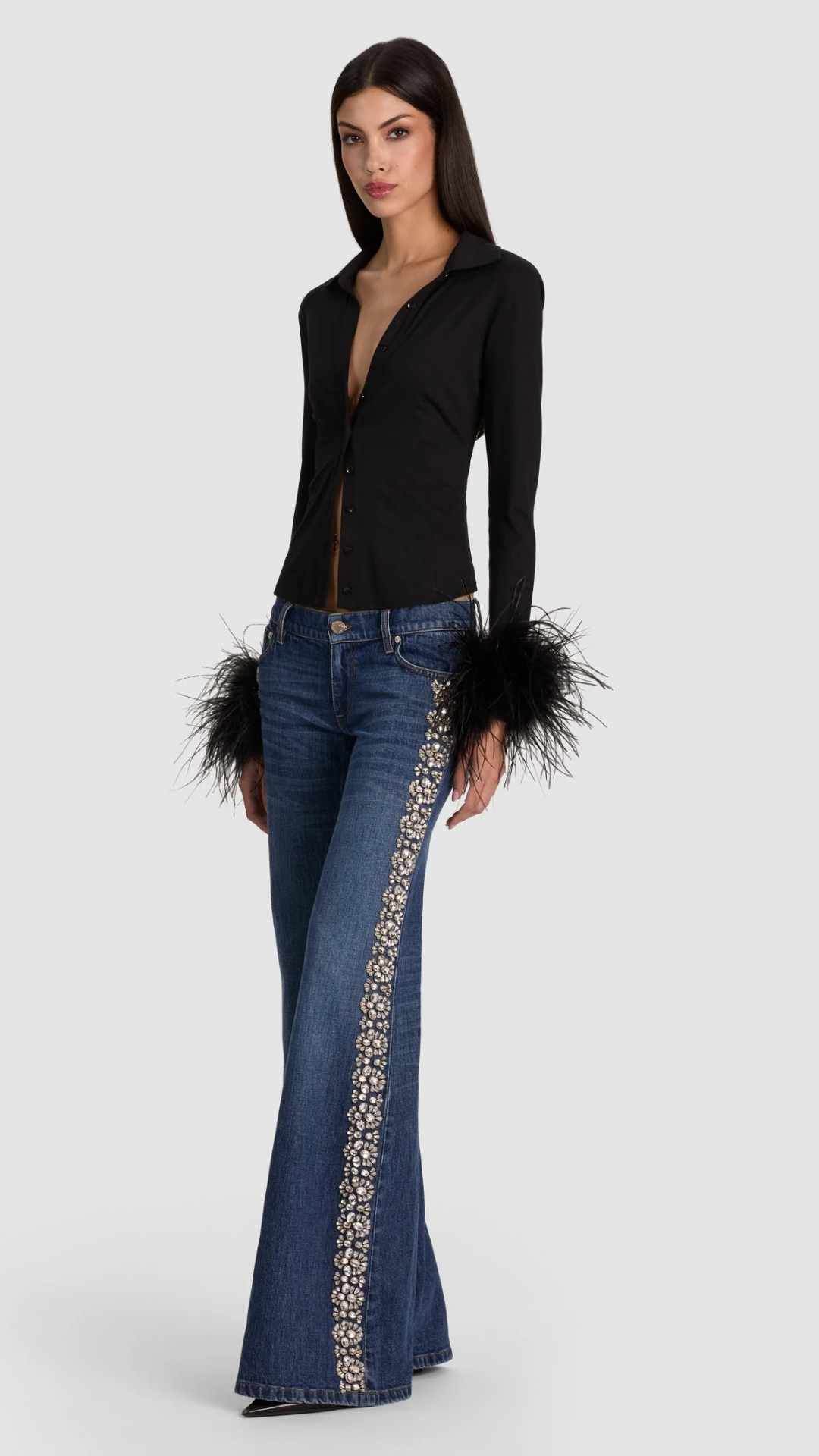 Emryn Ultra Low Rise Relaxed Flare Jean