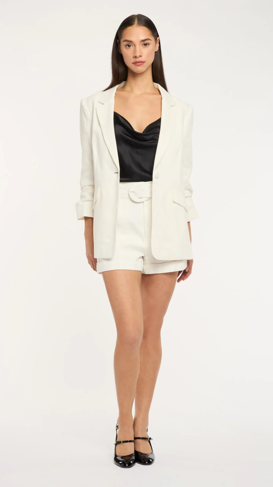 Linen Suiting Aldi Short