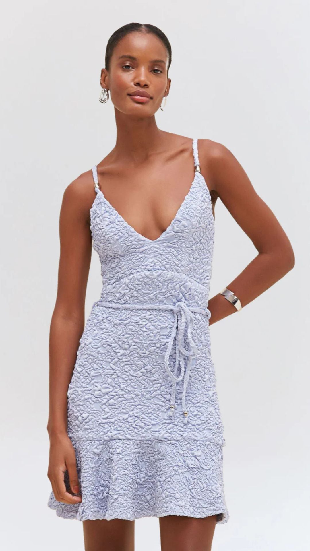 Papillon Jacquard Mini Dress - Patbo