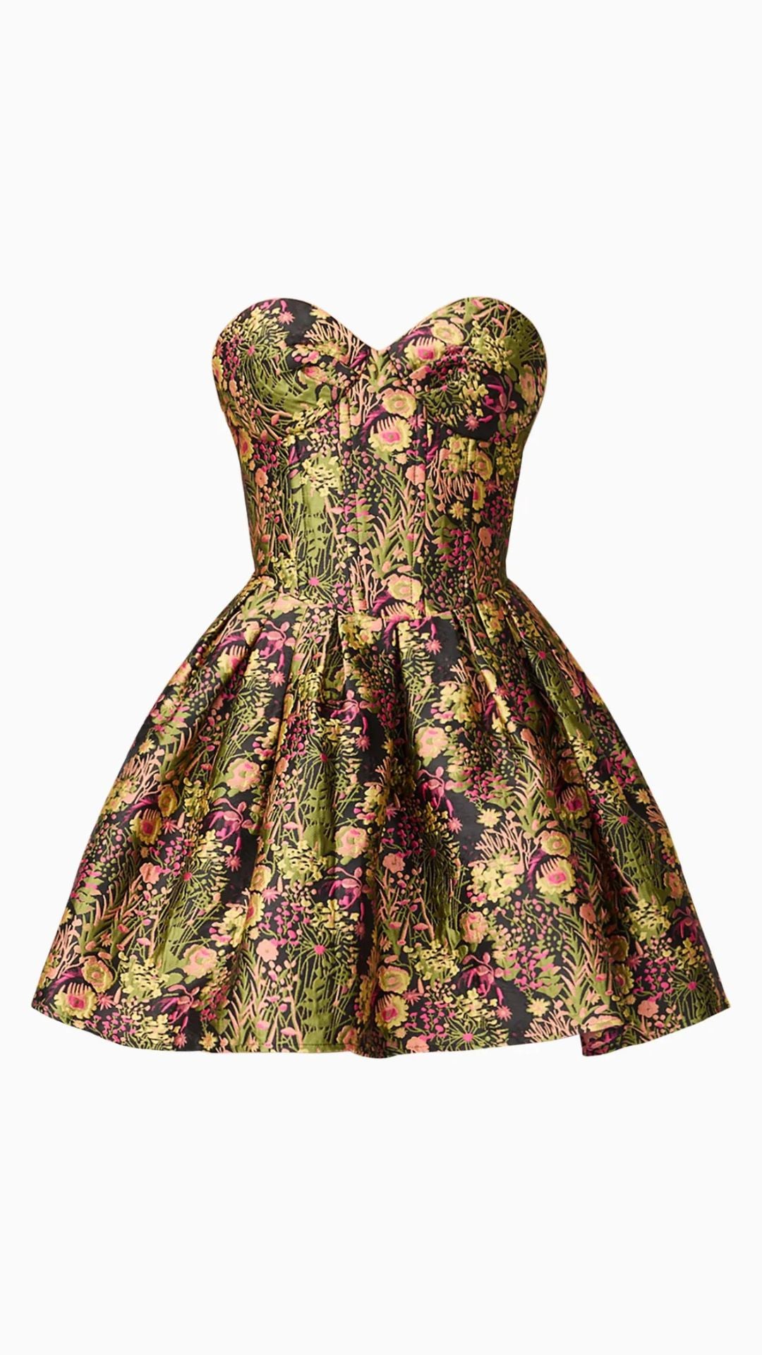 Cindy Strapless Mini Dress in Black