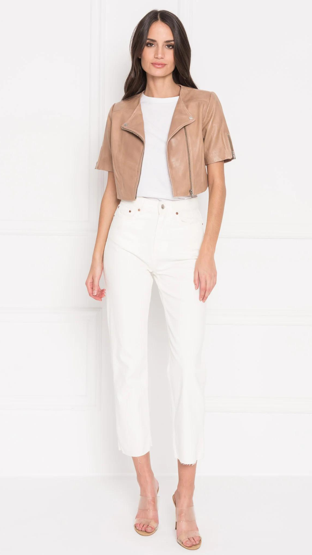 Kirsi Leather Crop Jacket - Lamarque