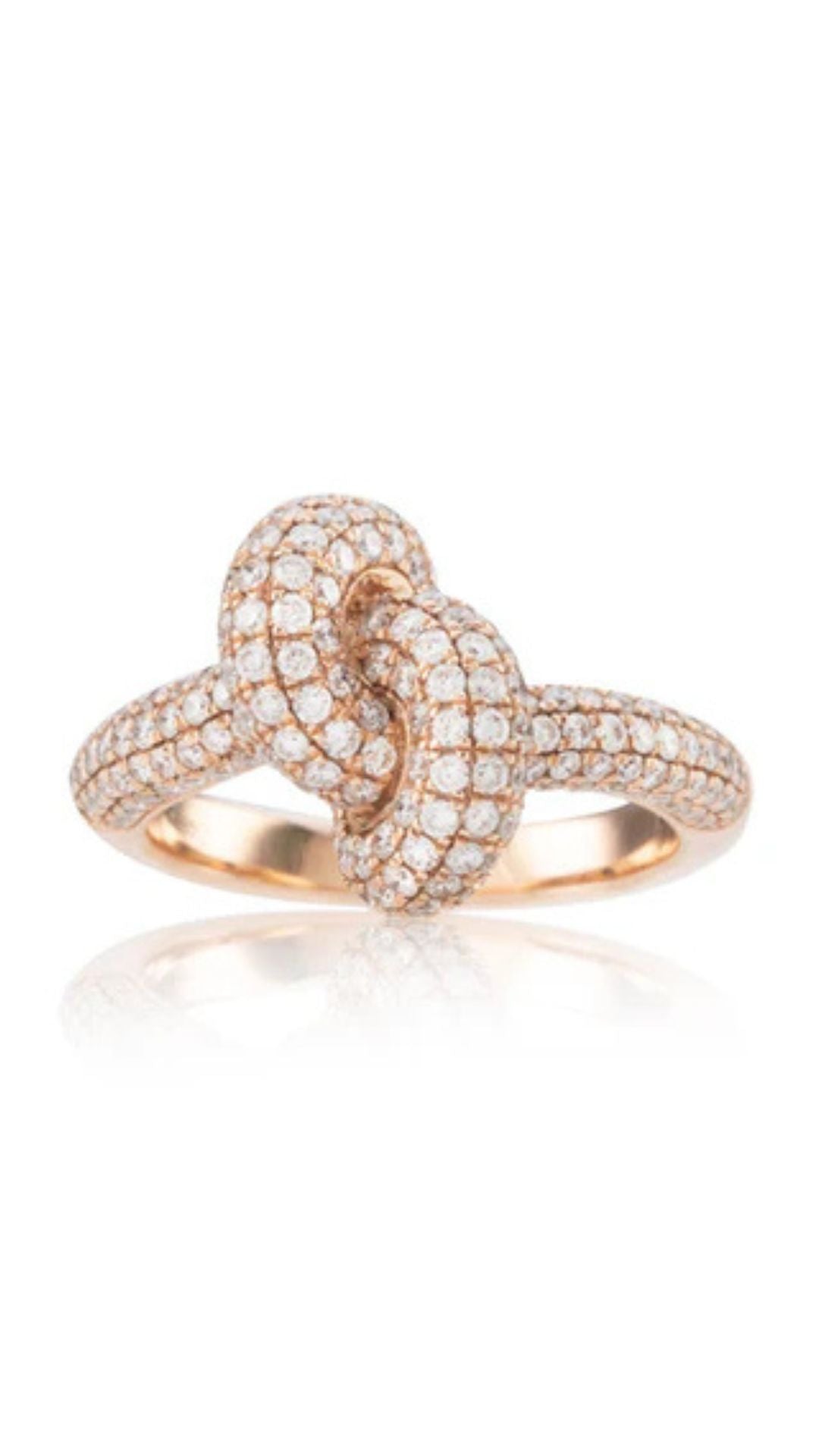 Nouer Pave Knot Ring - Zofia Day