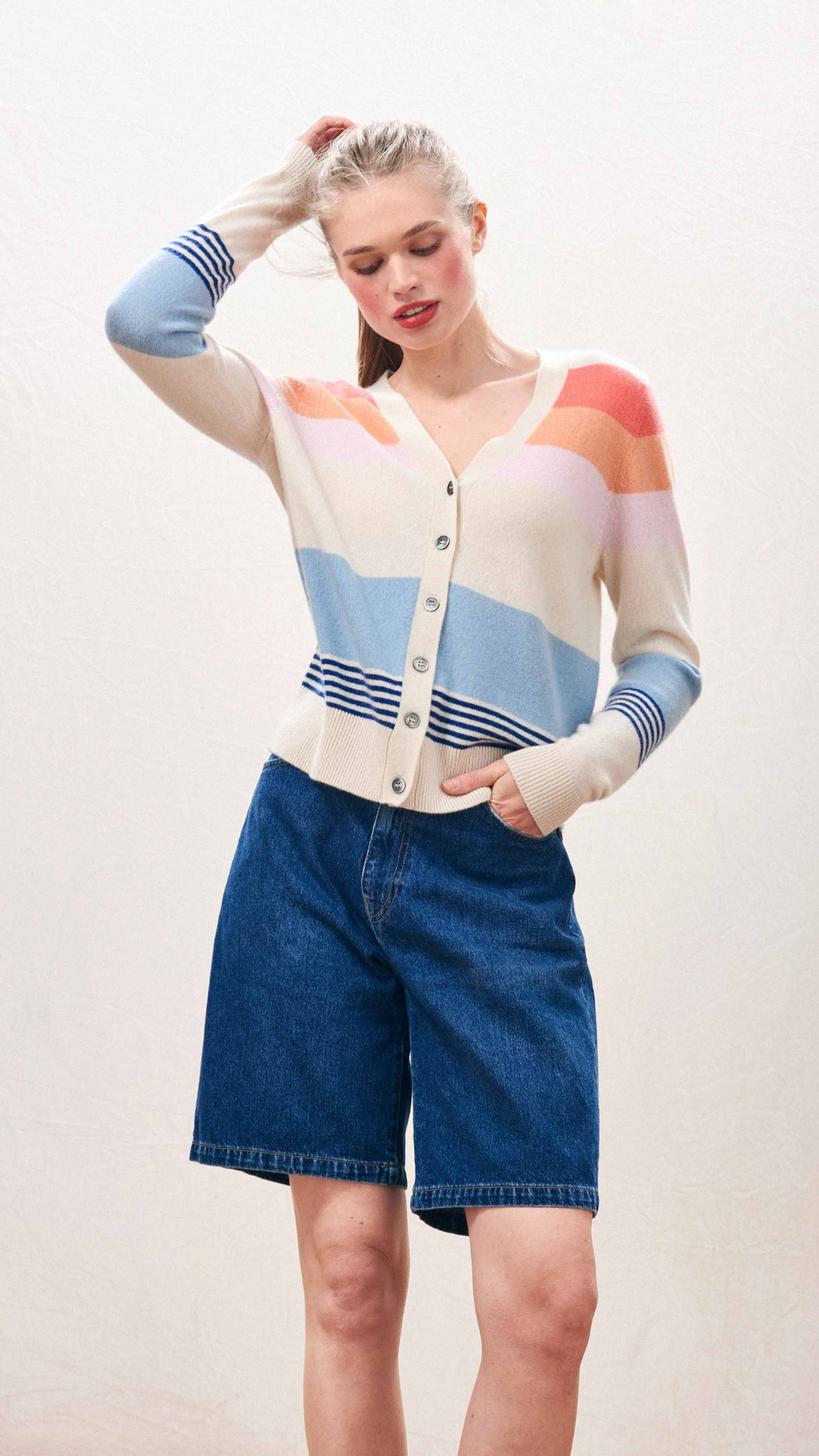 Deckhand Striped Cardigan