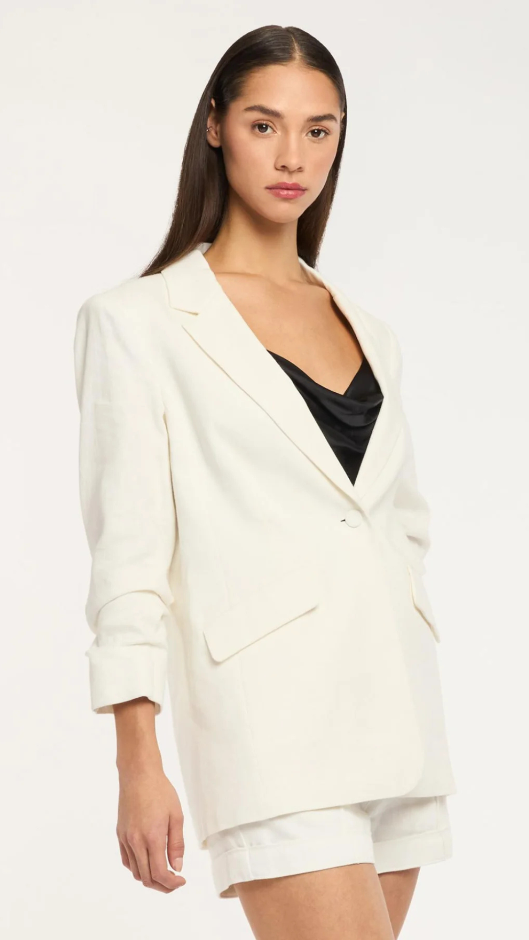 Linen Suiting Kylie Blazer