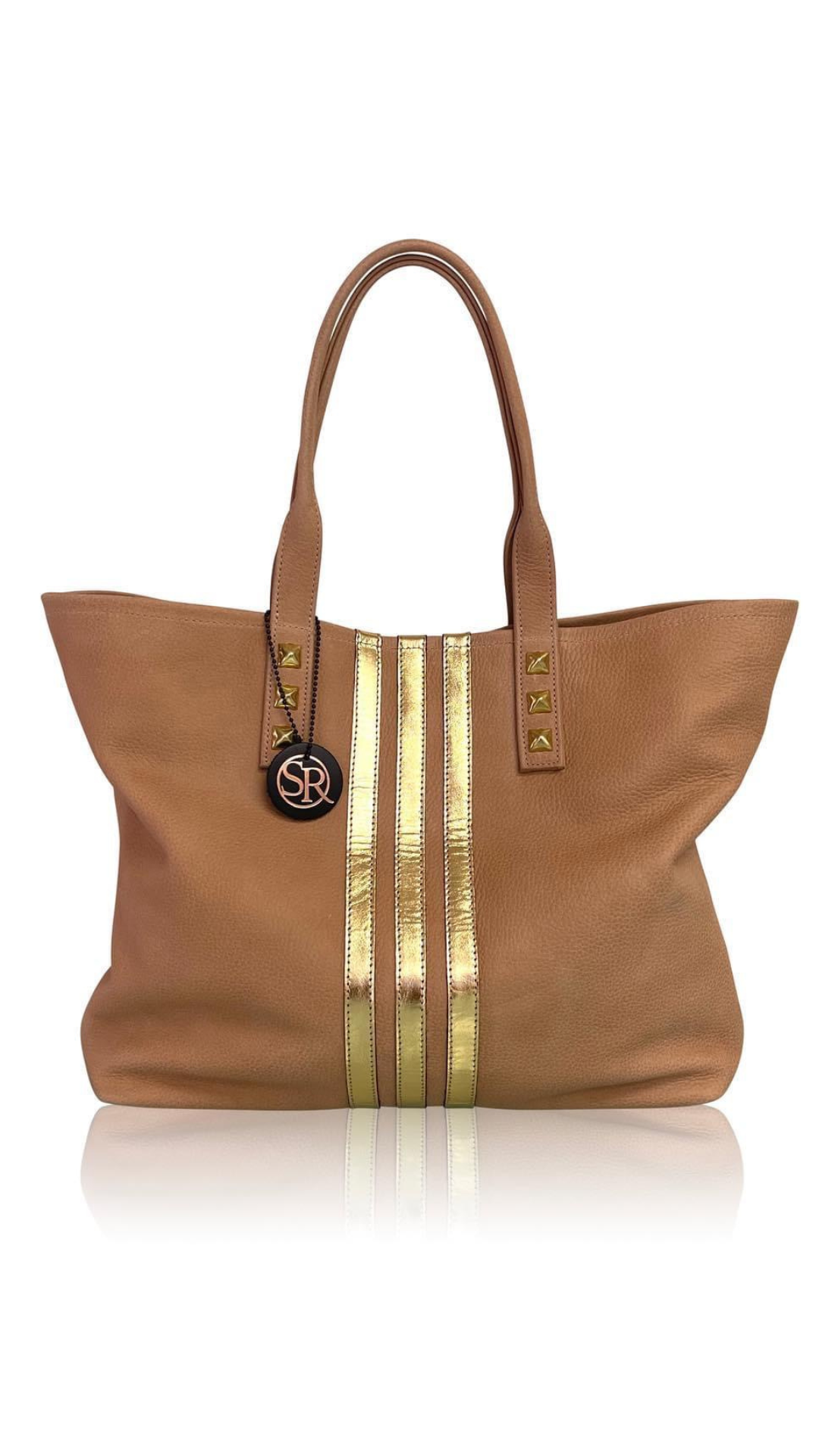 Mazzy Tote With Applique - Seam Reap