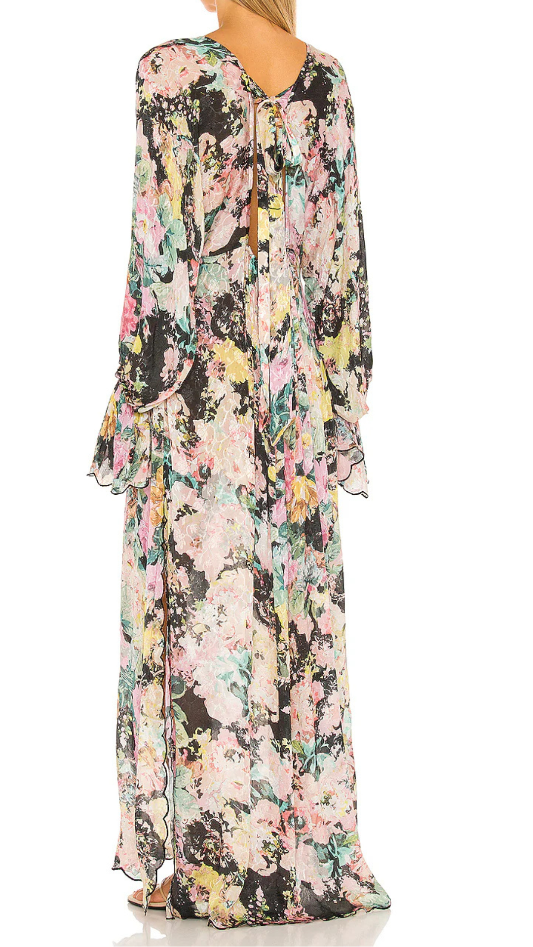 Kaftan Dress - Black - Hemant and Nandita