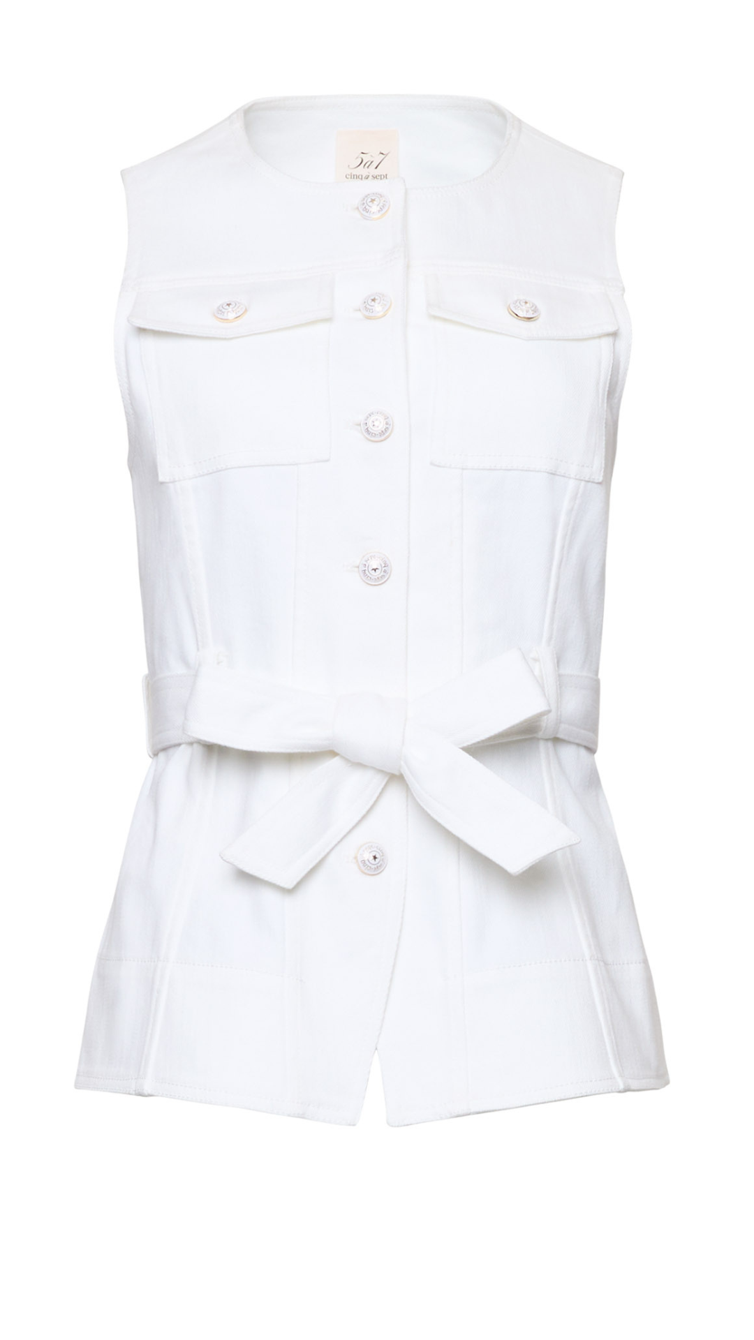 White Denim Reenee Vest