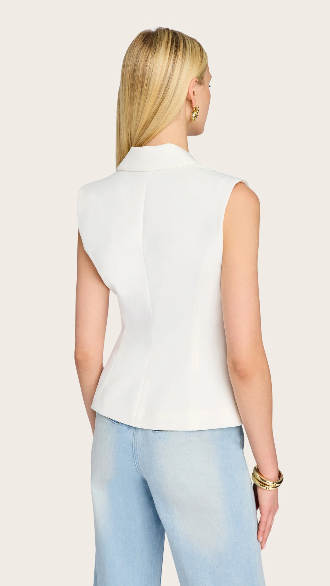 Jenna Sleeveless Blazer - Generation Love