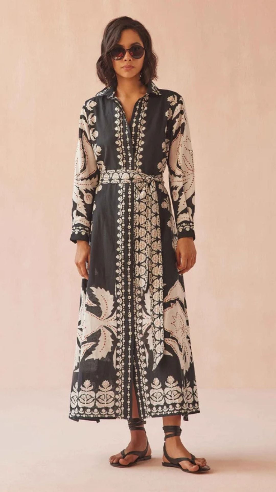 Emma Shirt Dress Nikita Oyster - Omika