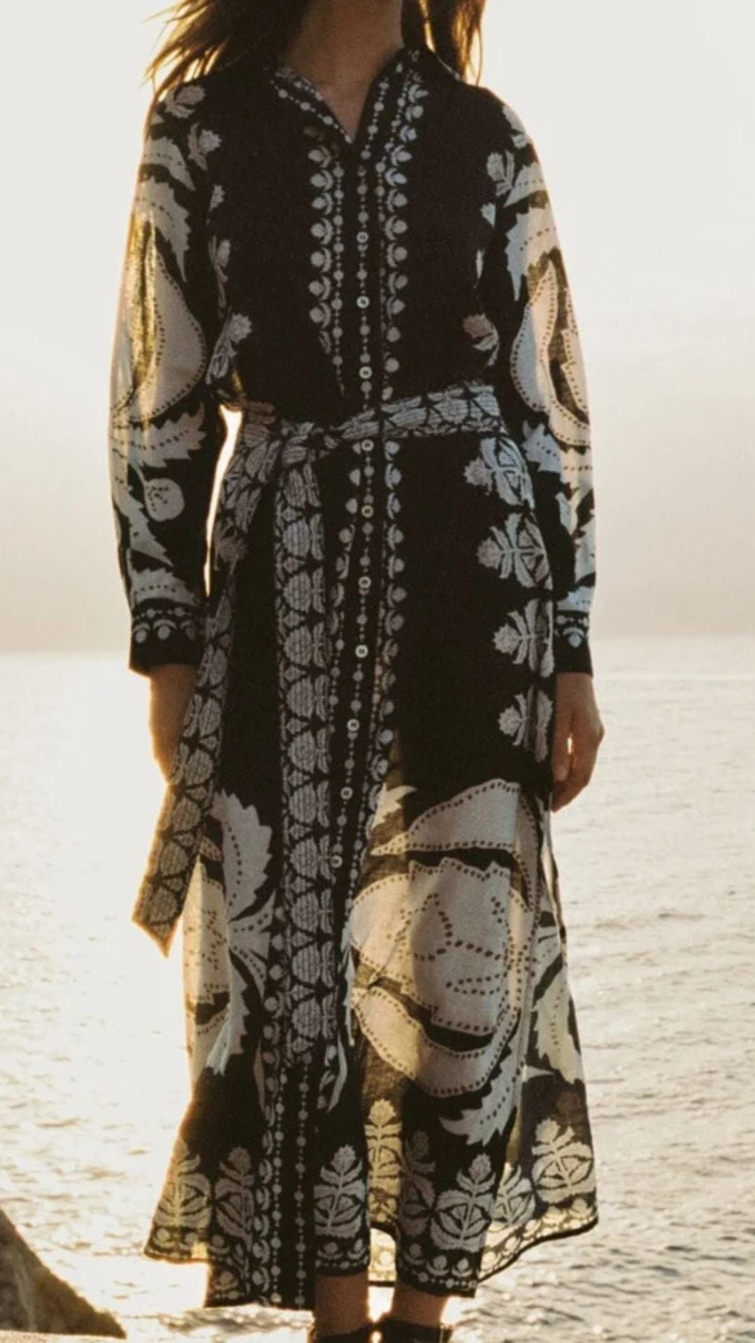 Emma Shirt Dress Nikita Oyster - Omika