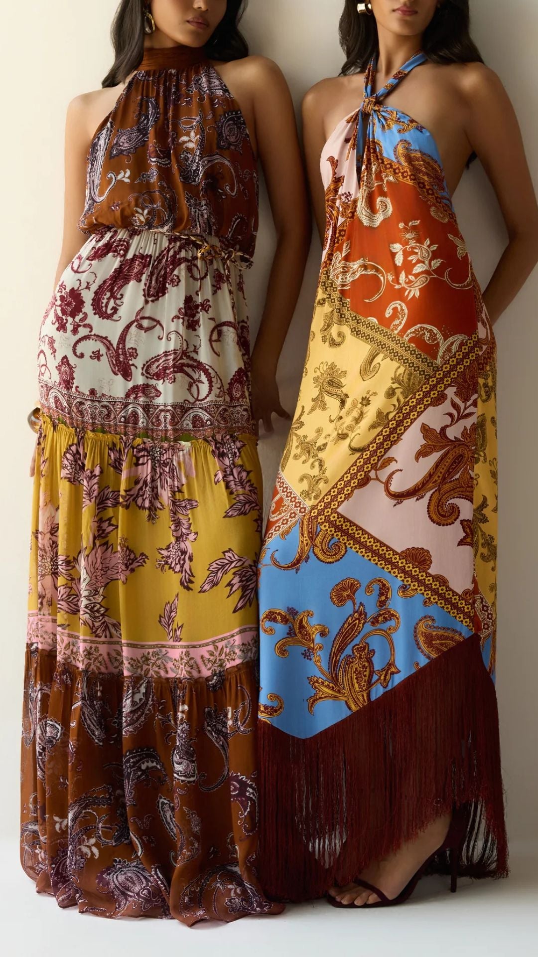 Faria Halter Maxi Dress - Hemant and Nandita