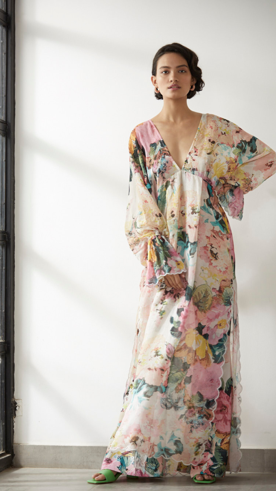 Kaftan Dress - Pastel - Hemant and Nandita