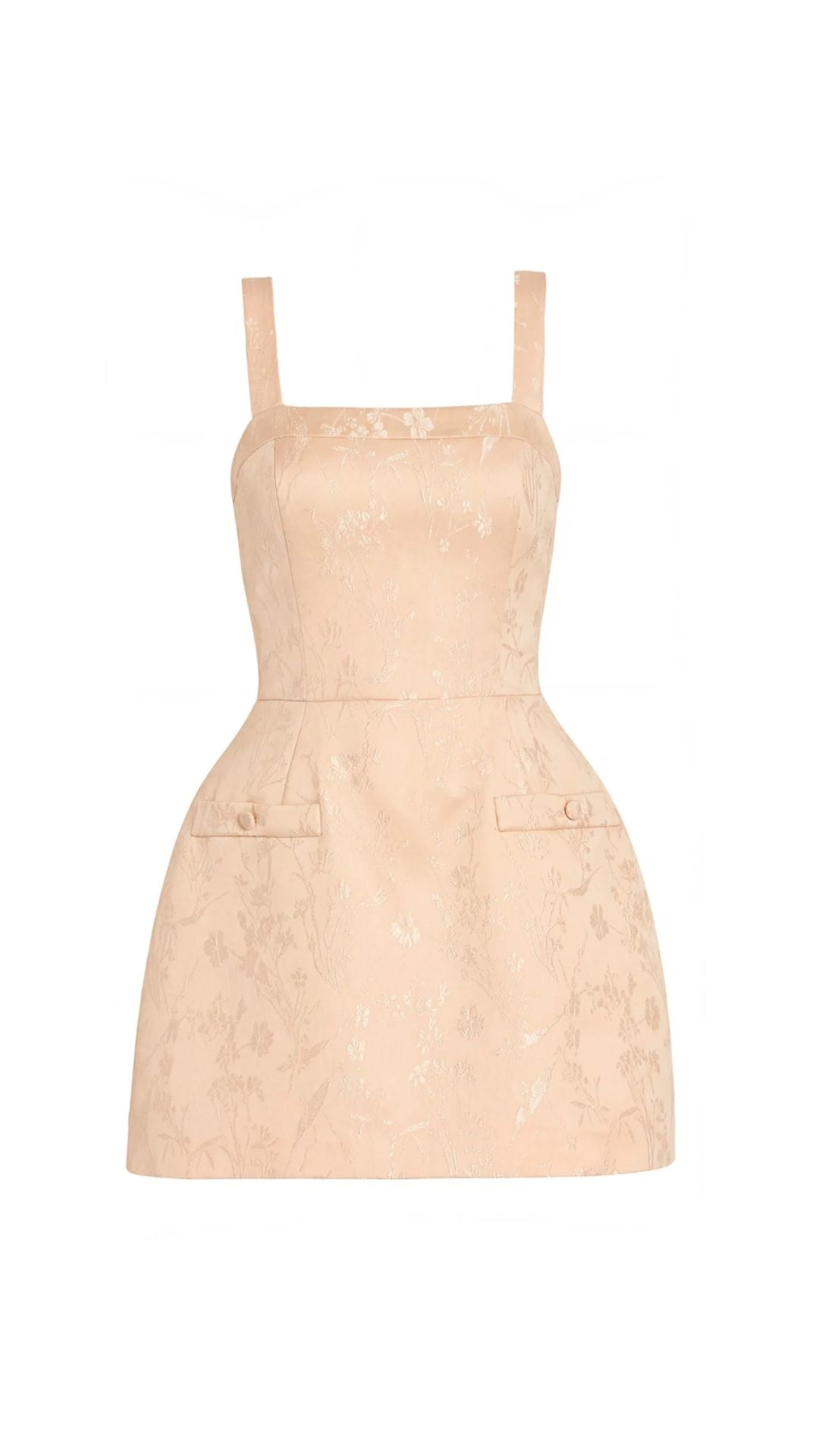 Martini Romper in Nina Jaquard Mochi - Amanda Uprichard