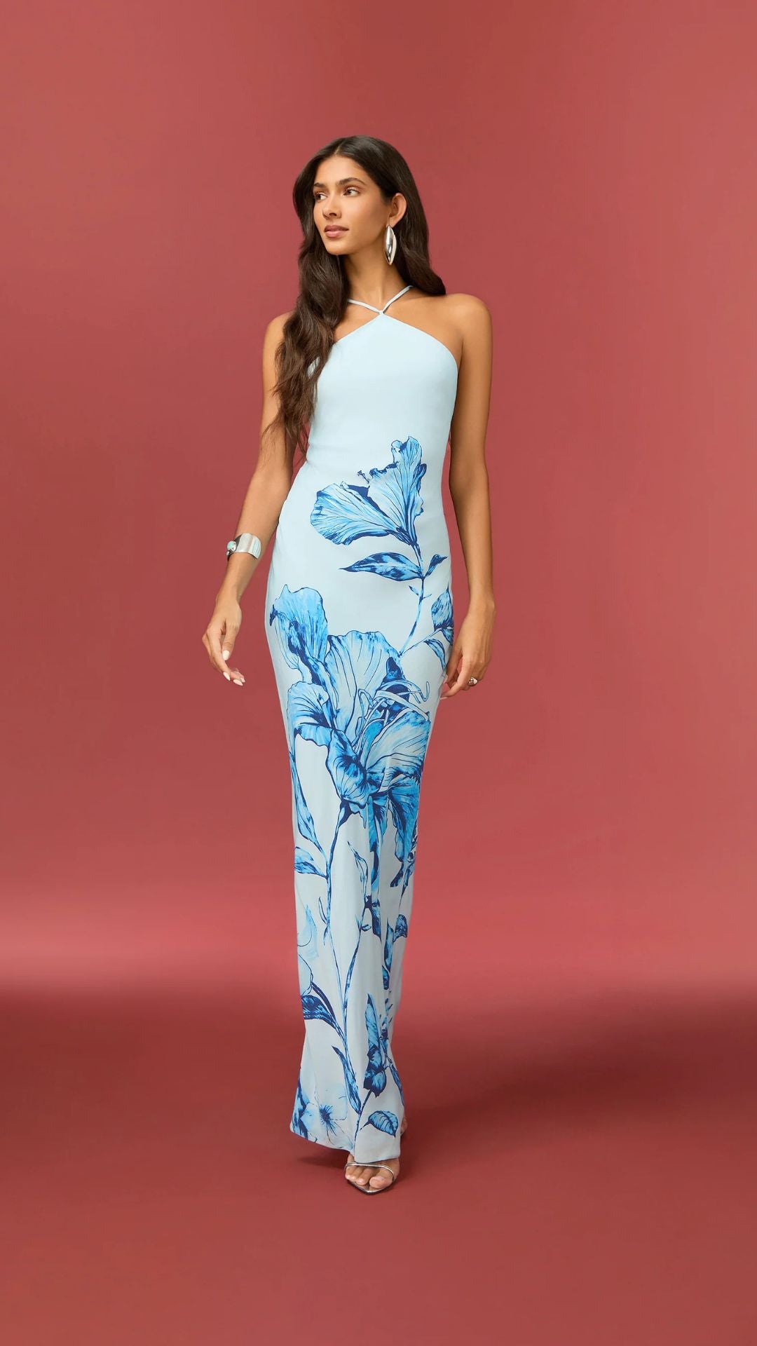 Milo Halter Maxi Dress - Rococo Sand