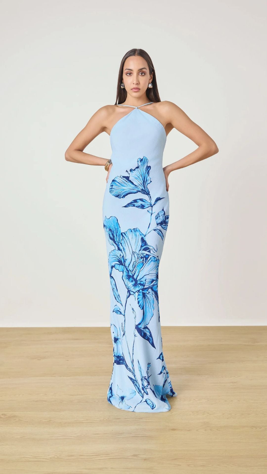Milo Halter Maxi Dress - Rococo Sand