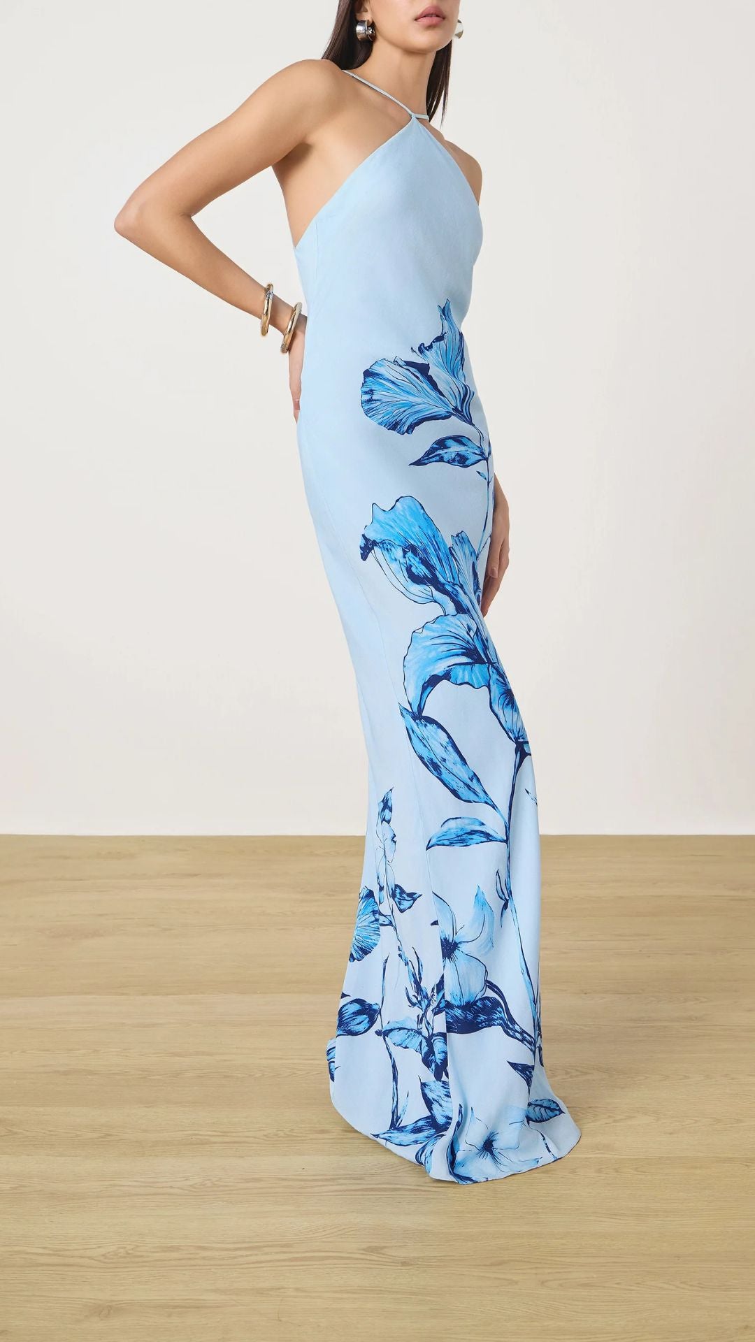 Milo Halter Maxi Dress - Rococo Sand