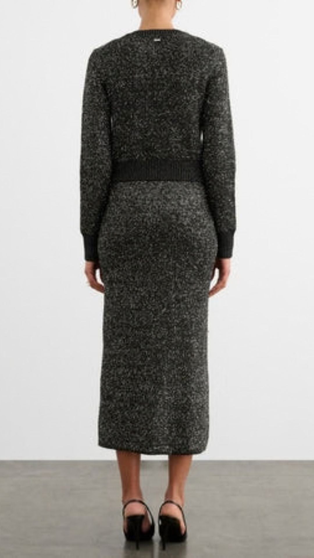 Mollie Classic Cardigan Onyx - Toccin