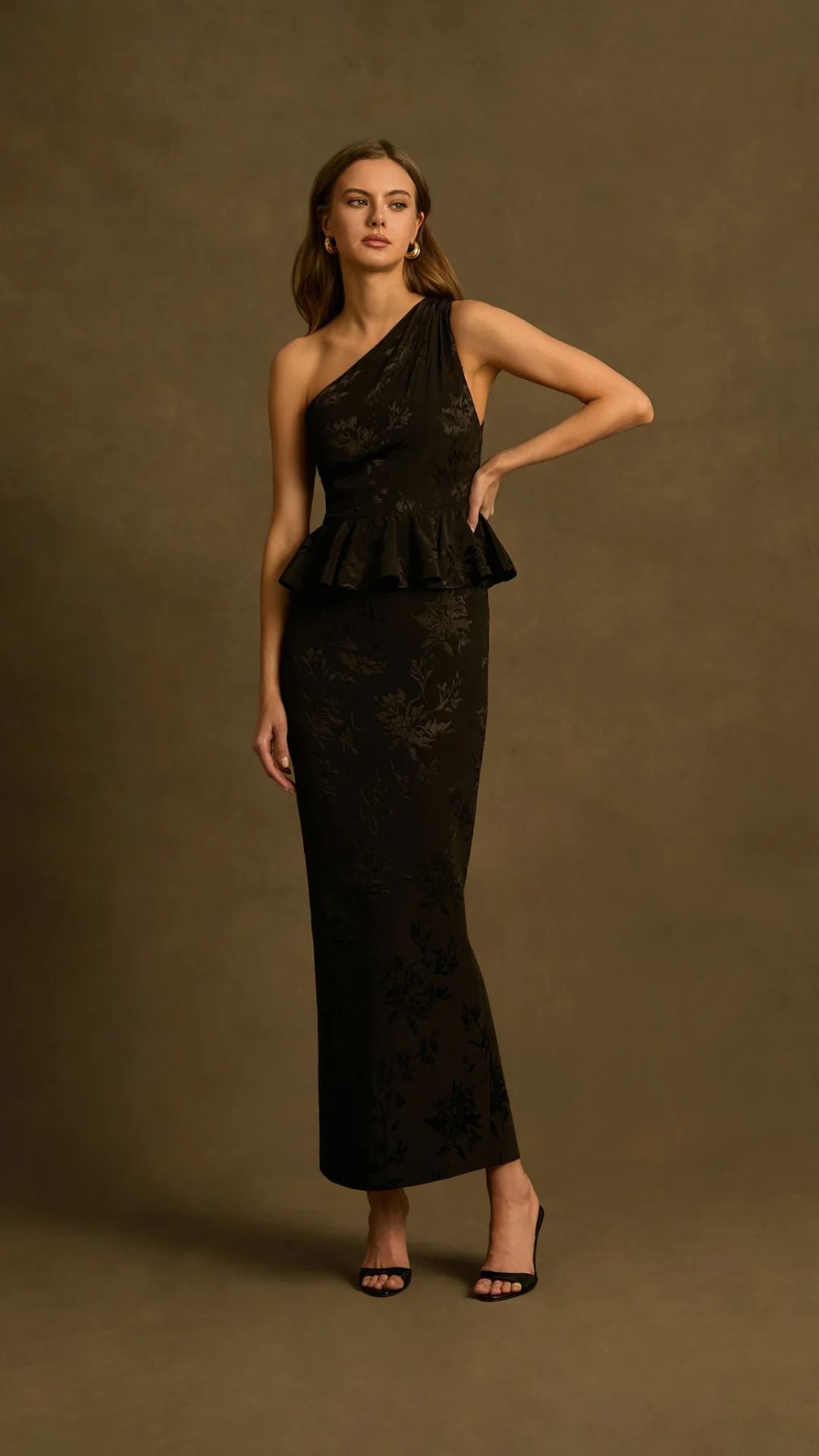 Rasa One-Shoulder Long Dress - Hemant and Nandita