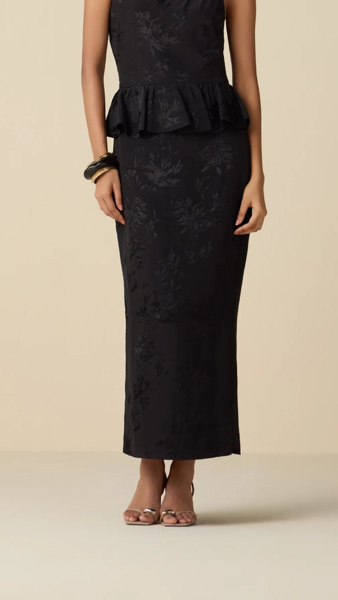 Rasa One-Shoulder Long Dress - Hemant and Nandita