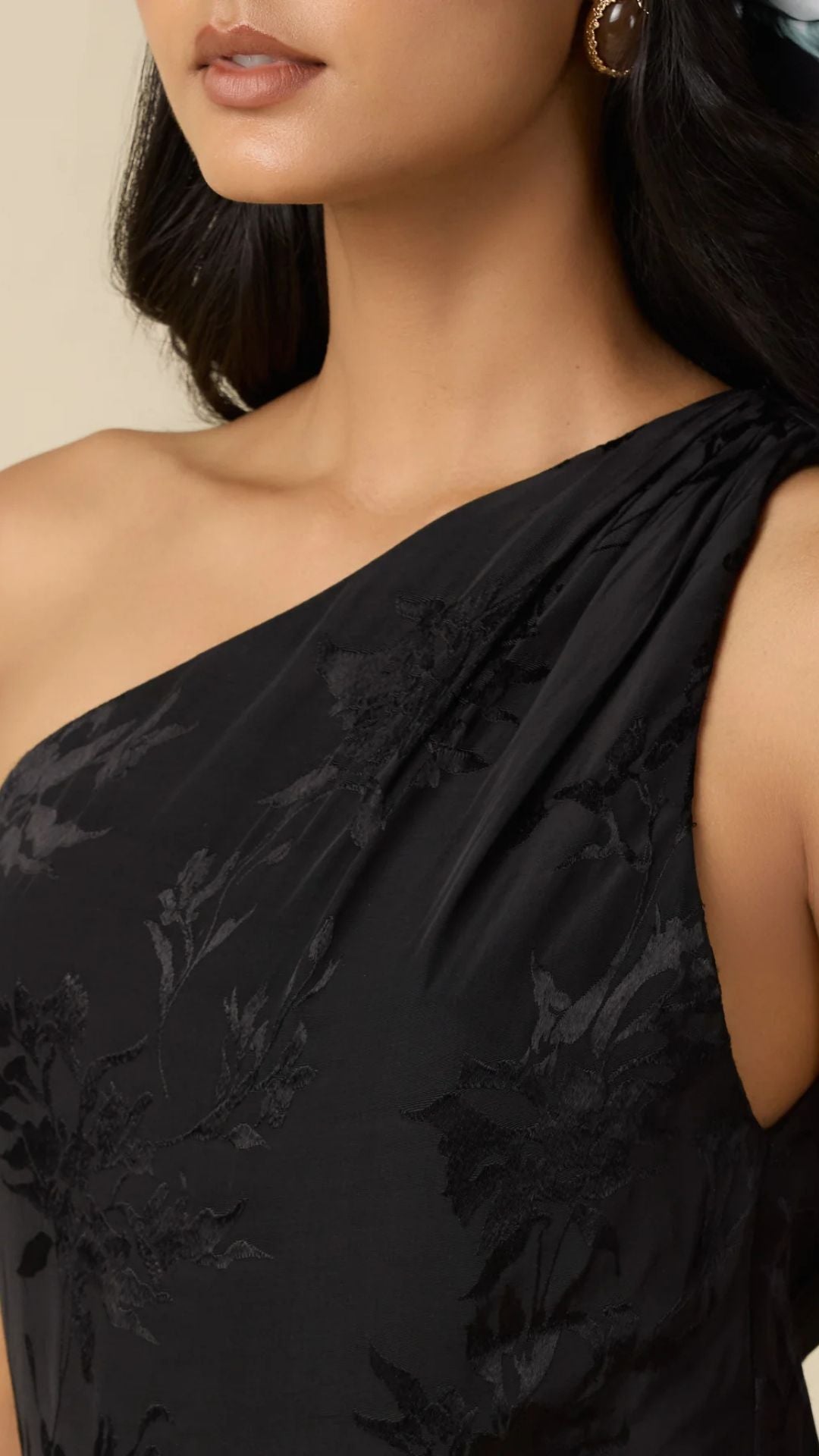 Rasa One-Shoulder Long Dress - Hemant and Nandita