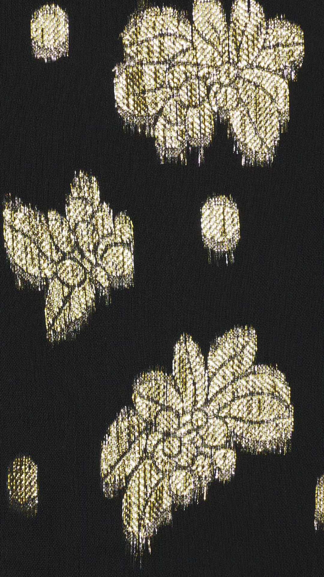 Alaia Dress Black Gold - Amanda Uprichard