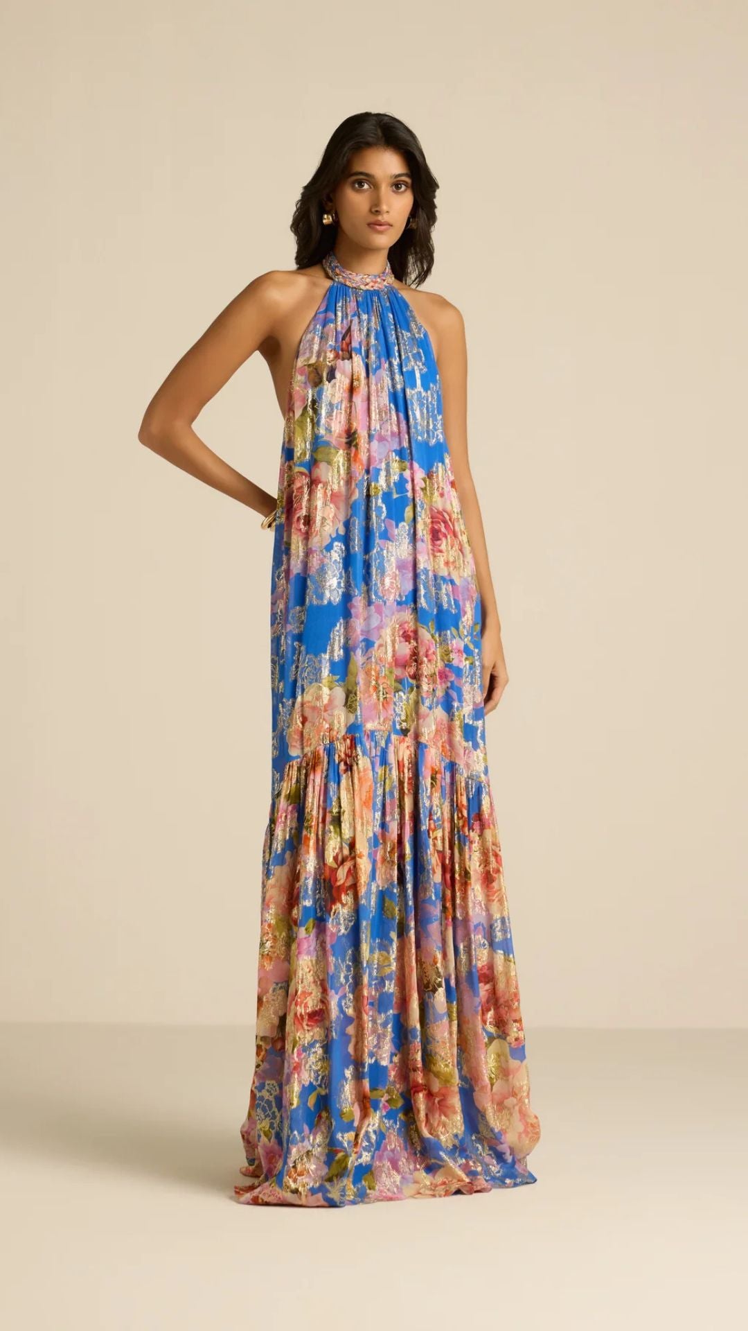 Vanya Backless Maxi Dress - Hemant and Nandita