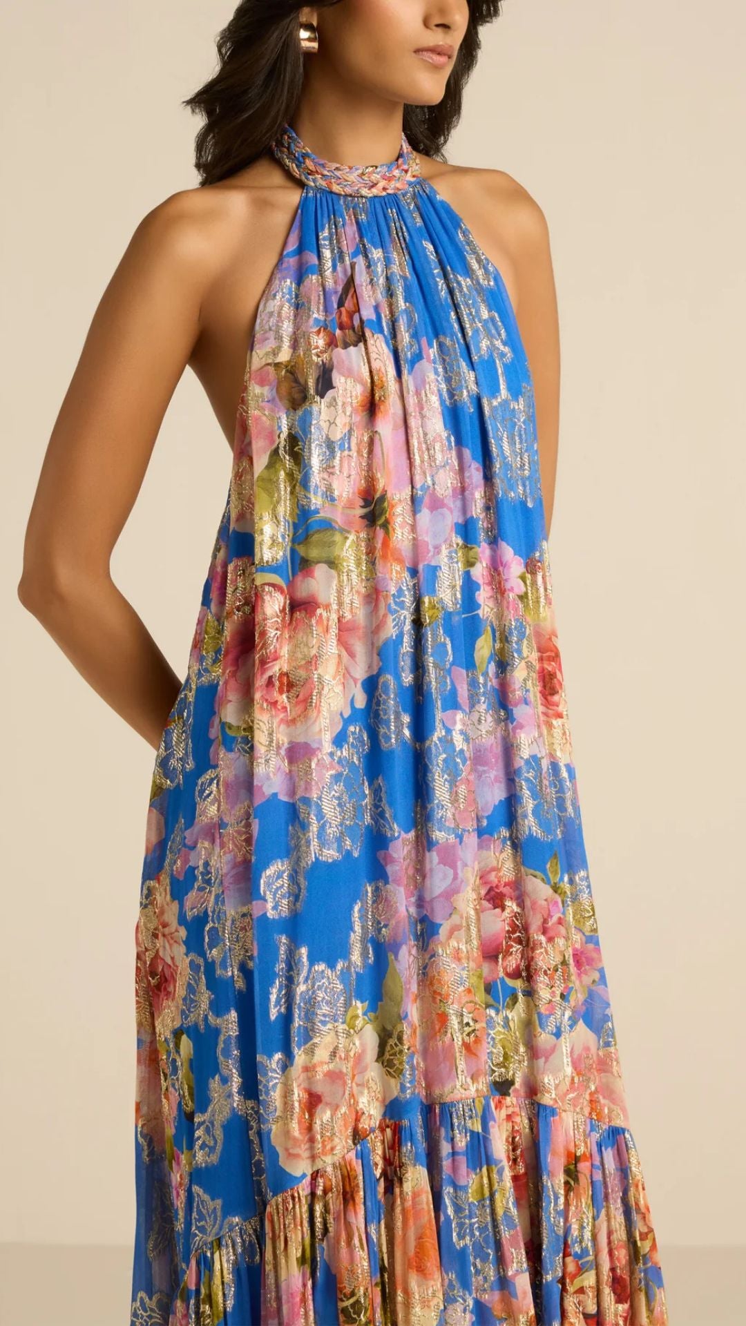 Vanya Backless Maxi Dress - Hemant and Nandita