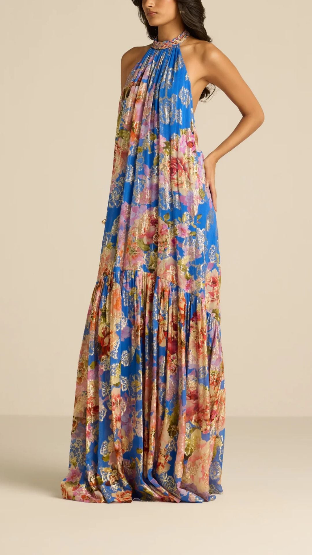 Vanya Backless Maxi Dress - Hemant and Nandita