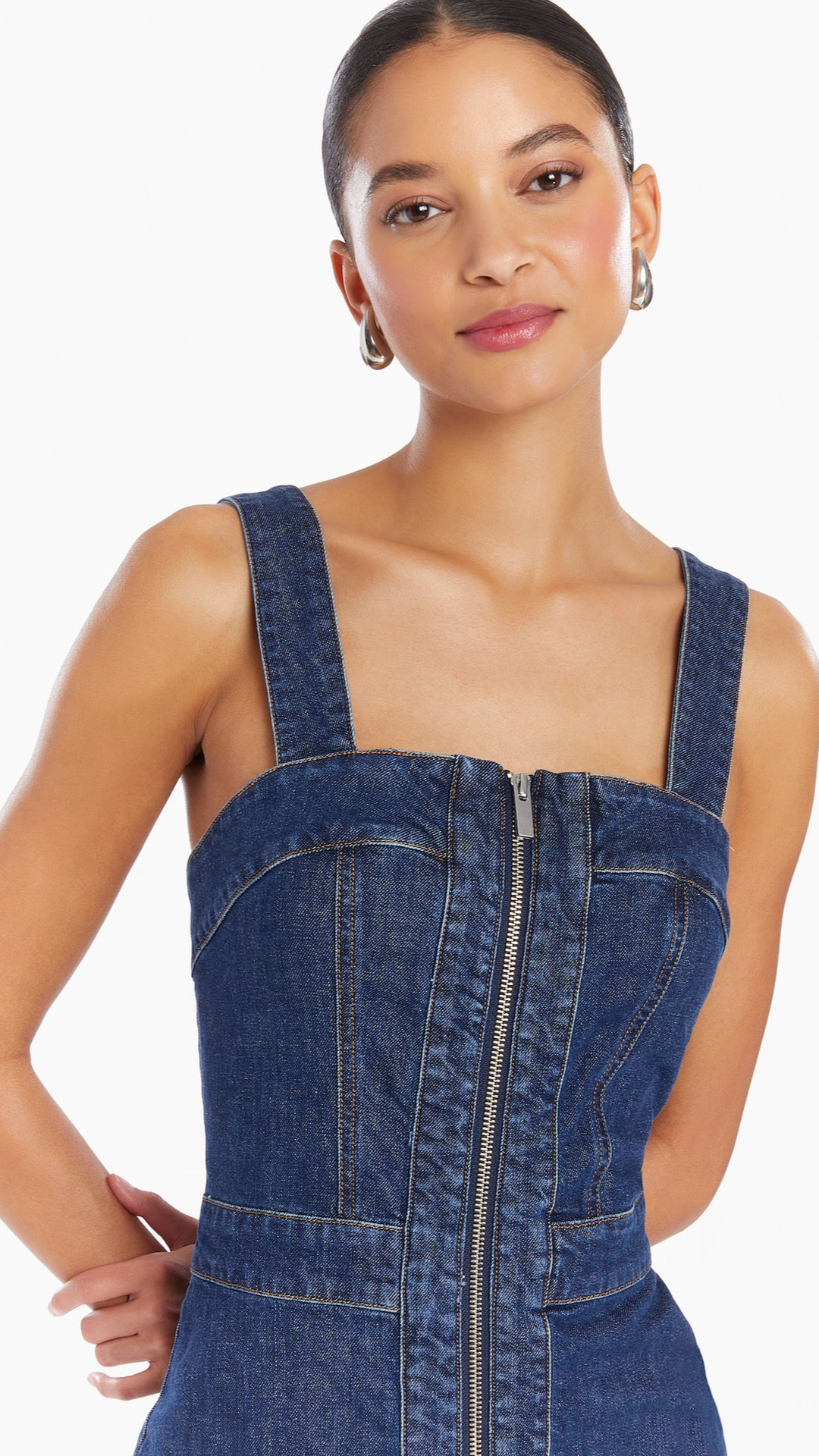 Gage Denim Dress - Amanda Uprichard