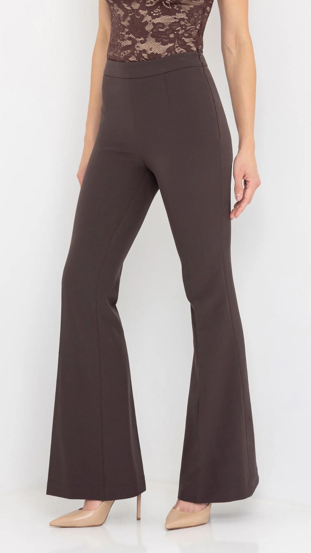 Wesley Crepe Pants Chocoate - Generation Love