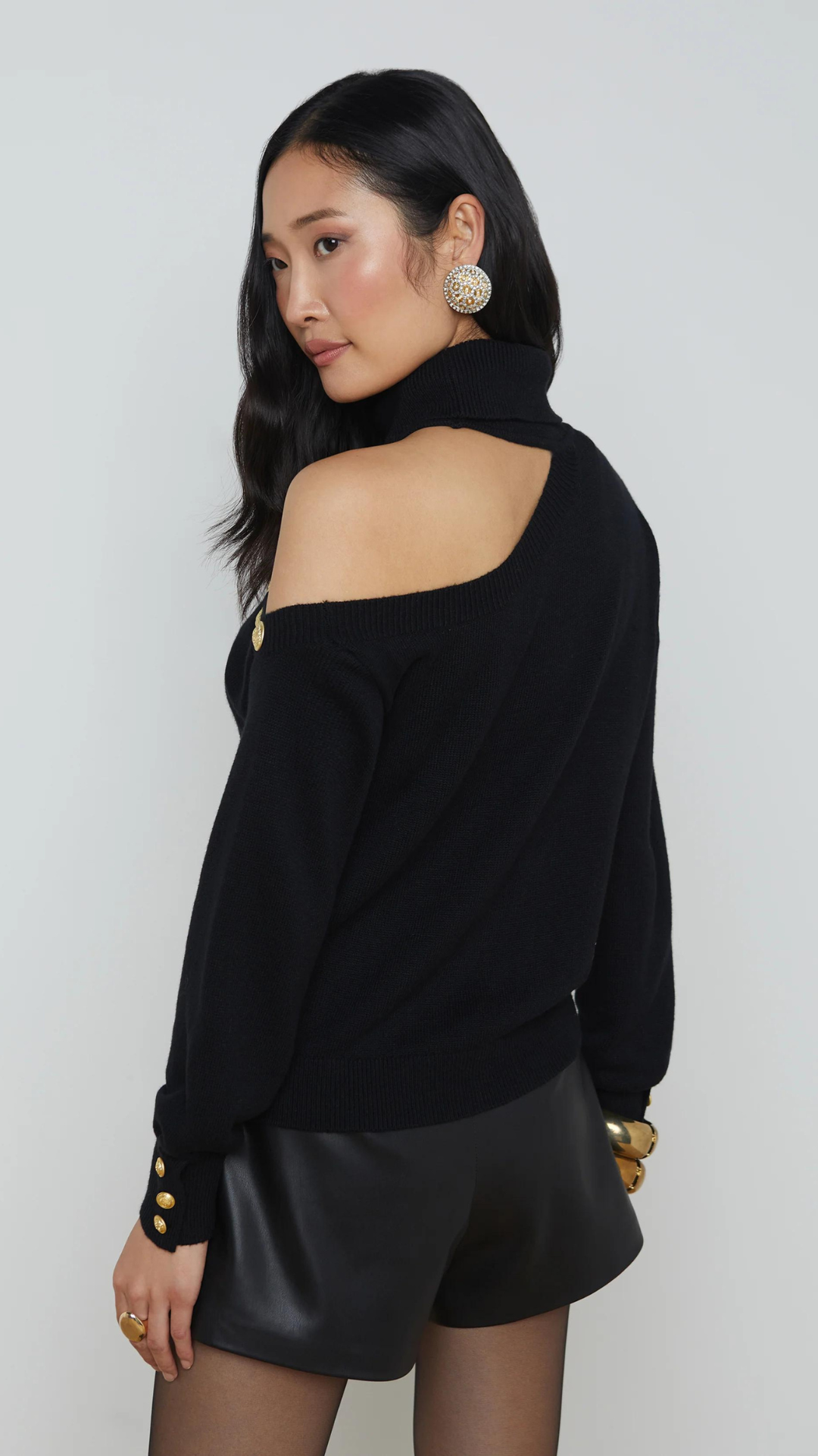 Brixie One Shoulder Sweater - L'Agence