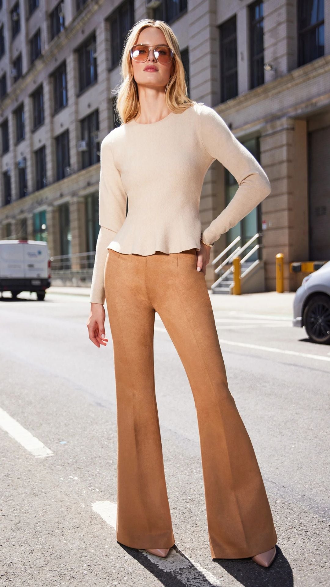 Arielle Vegan Suede Pants