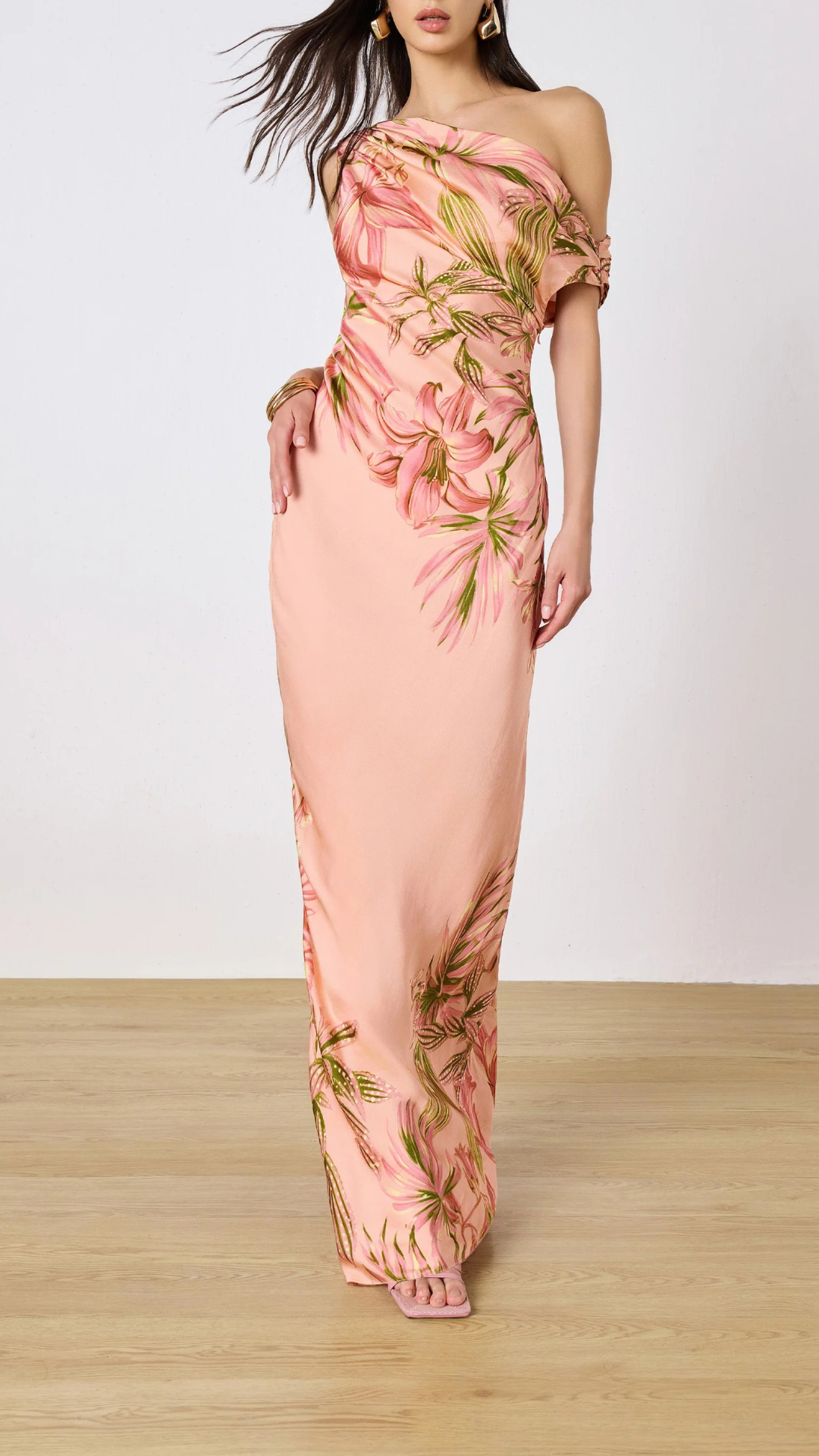 Cain One Shoulder Dress