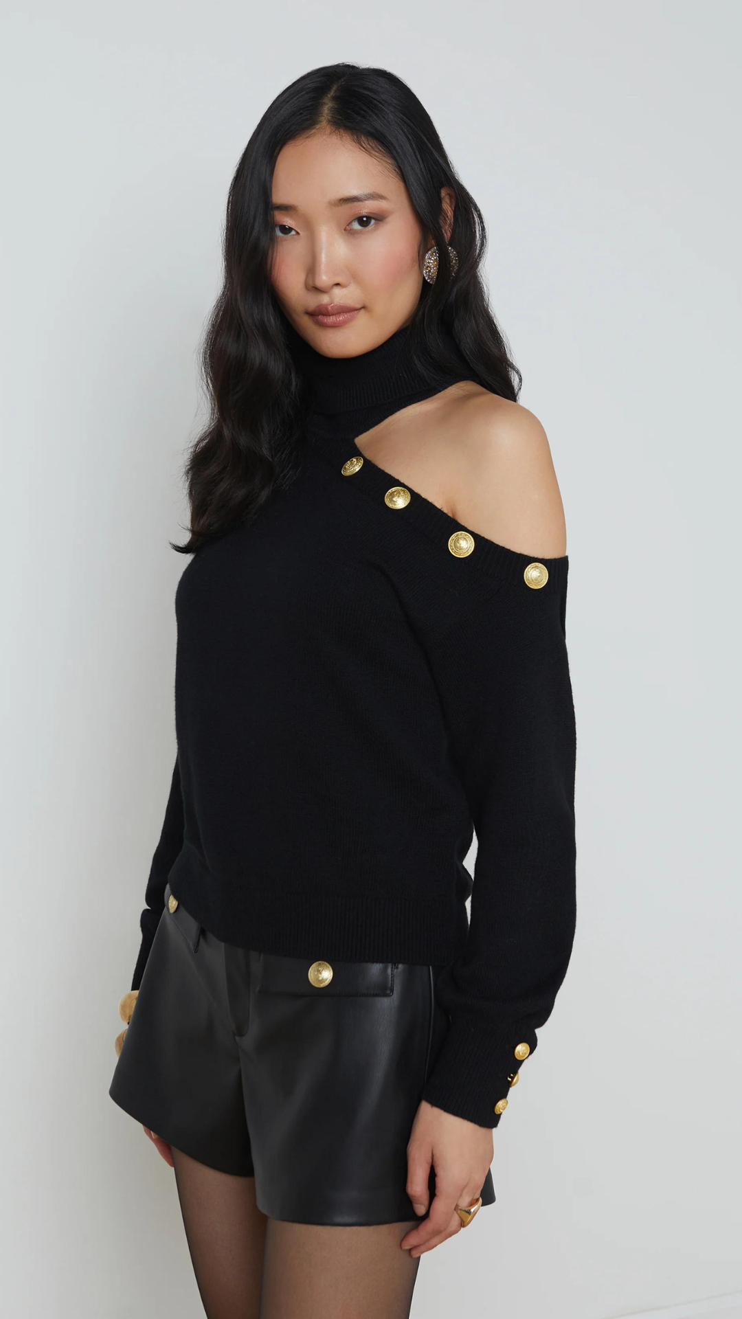 Brixie One Shoulder Sweater - L'Agence