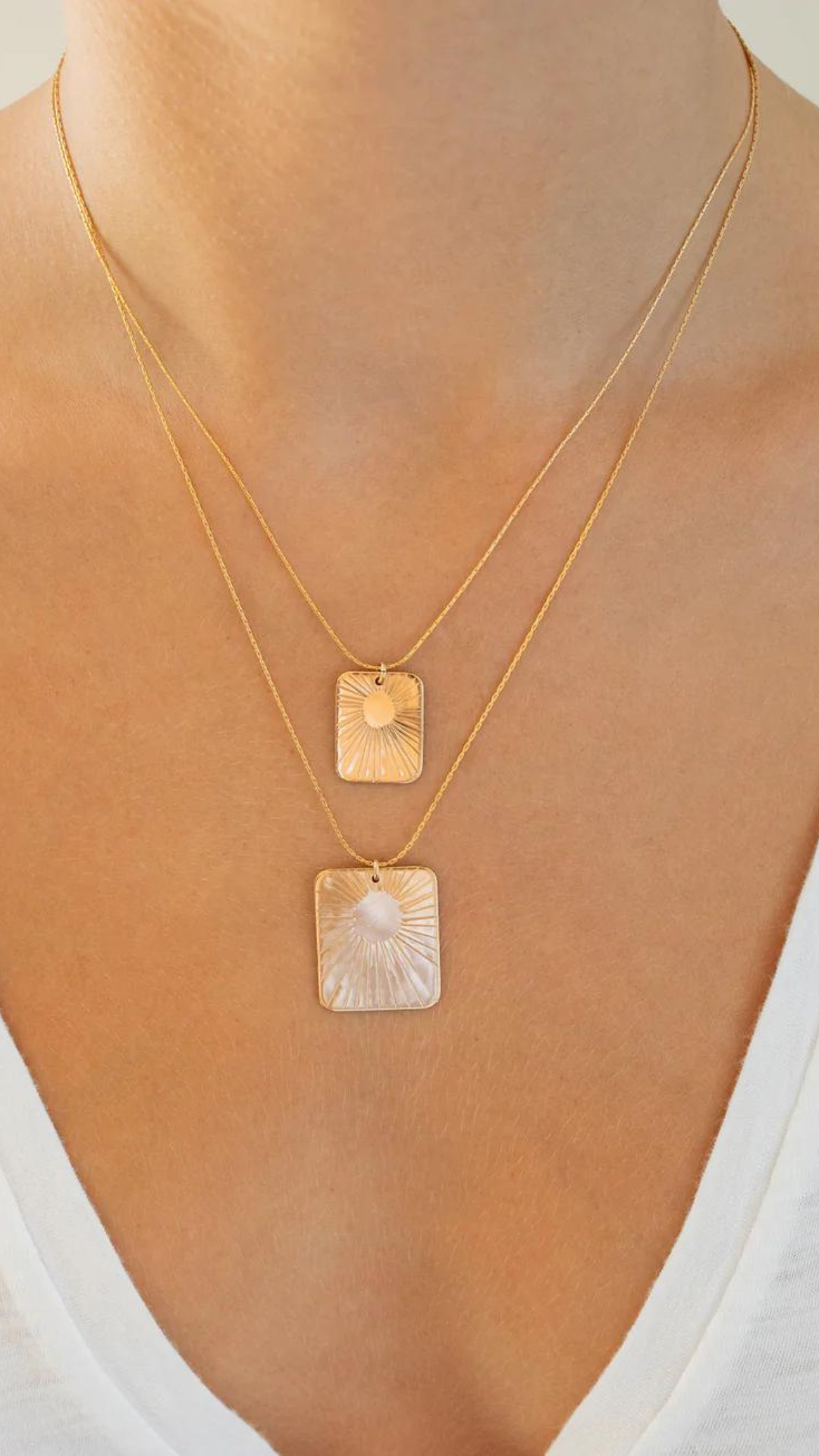 Glow Rectangle Necklace - Paradigm