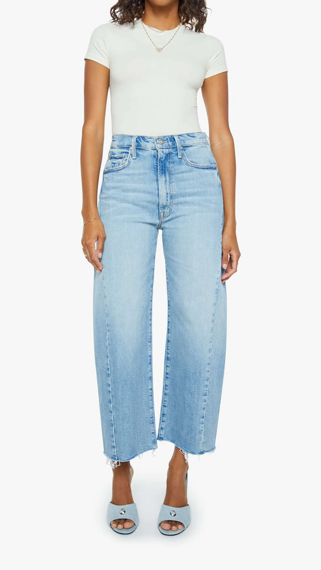 Half Pipe Ankle Fray - Mother Denim