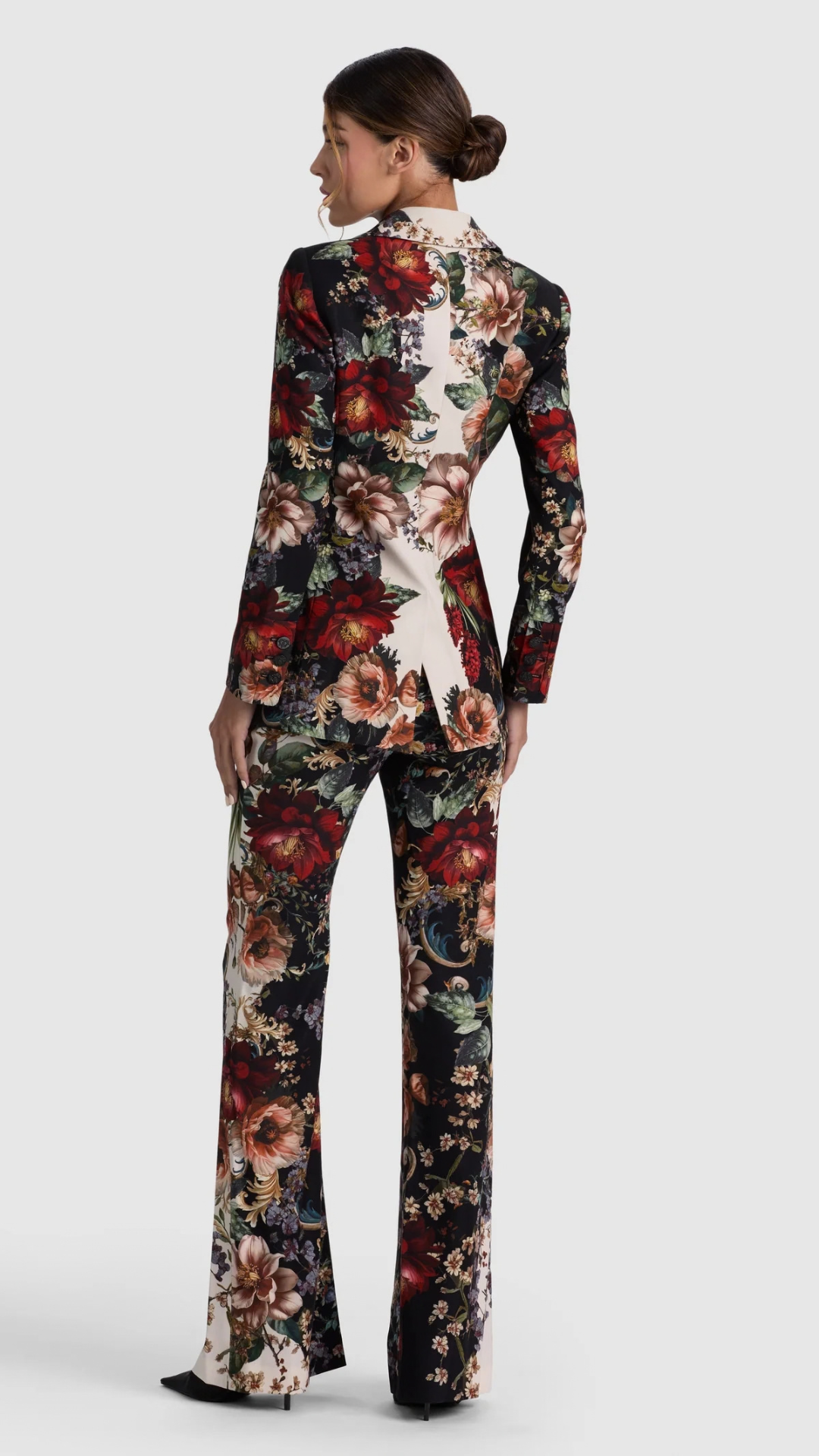 Breann Fitted Blazer Floral Radiance