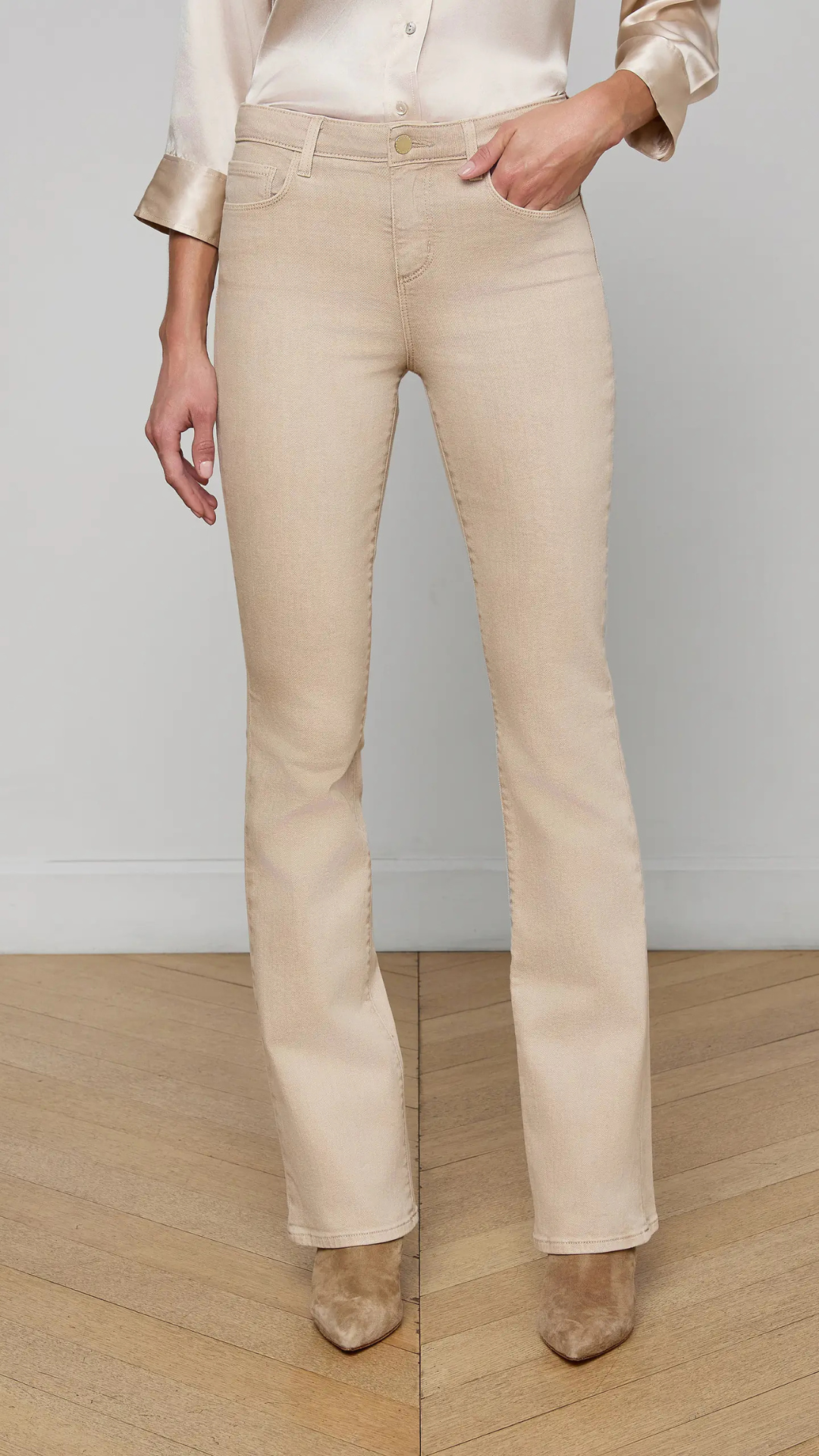 Selma Bootcut Jean Biscuit - L'Agence