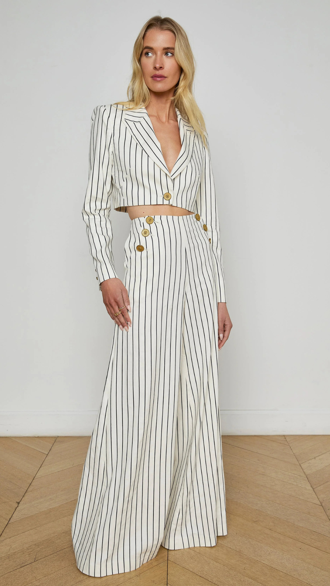 Kingston Striped Wide Leg Pant