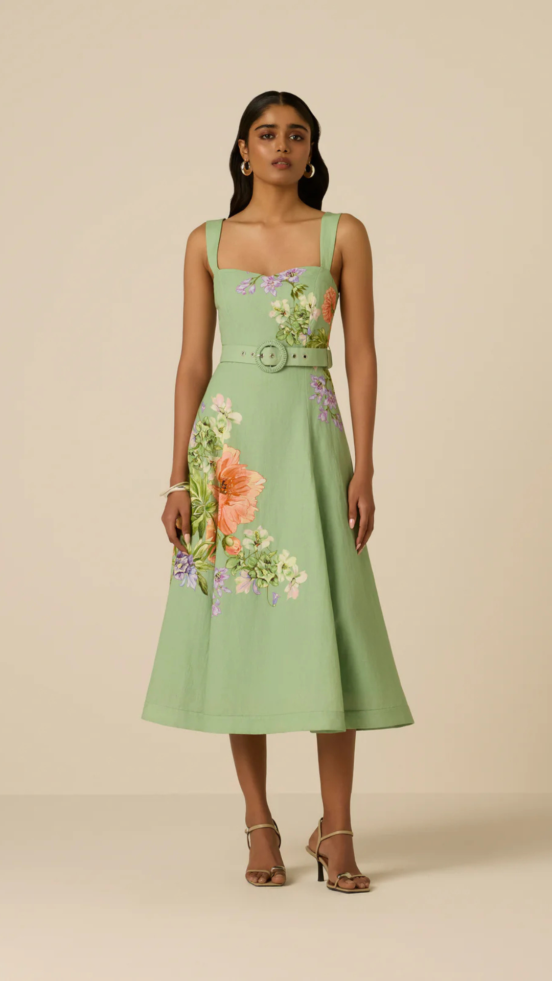 Cove  Buckle Midi Dress