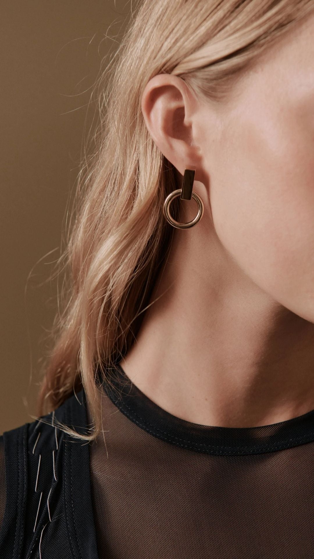 Sami Bar and Loop Earrings