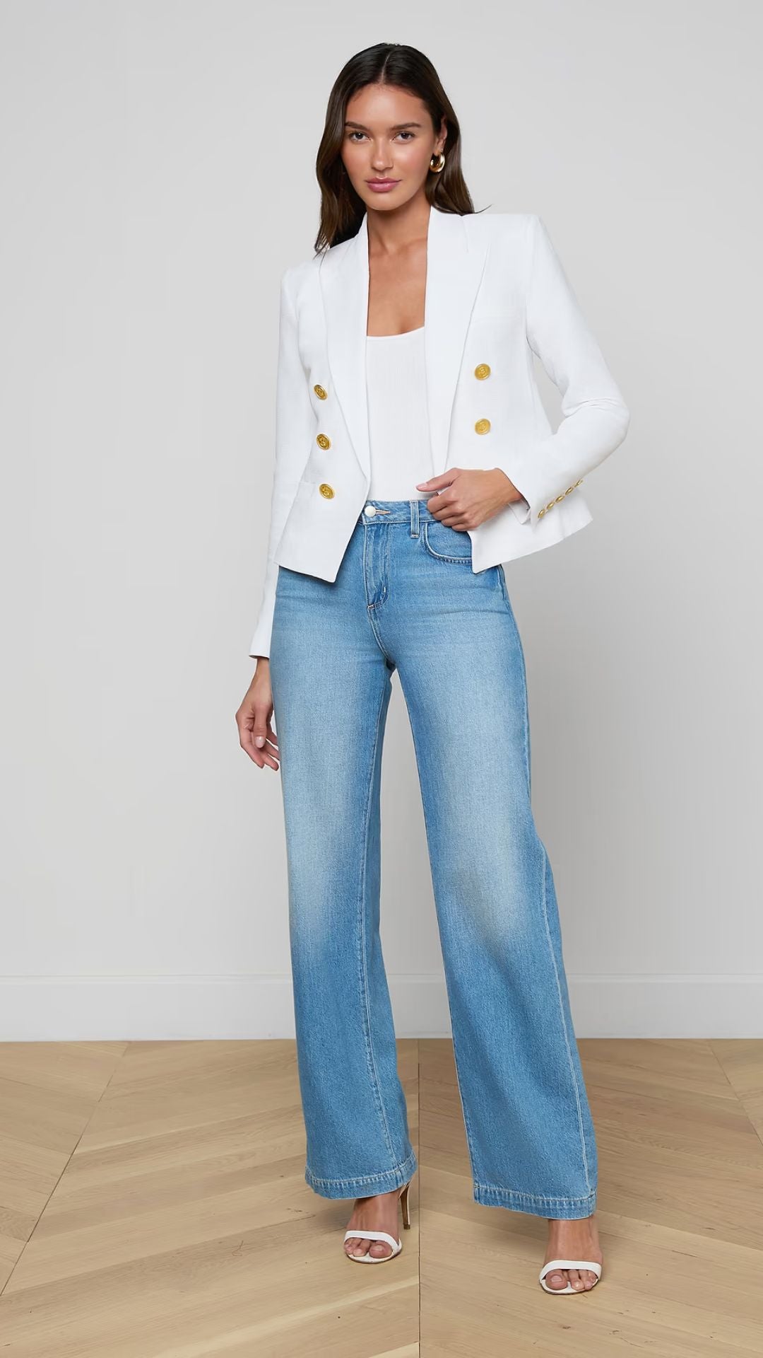Brooke Blazer White - L'Agence